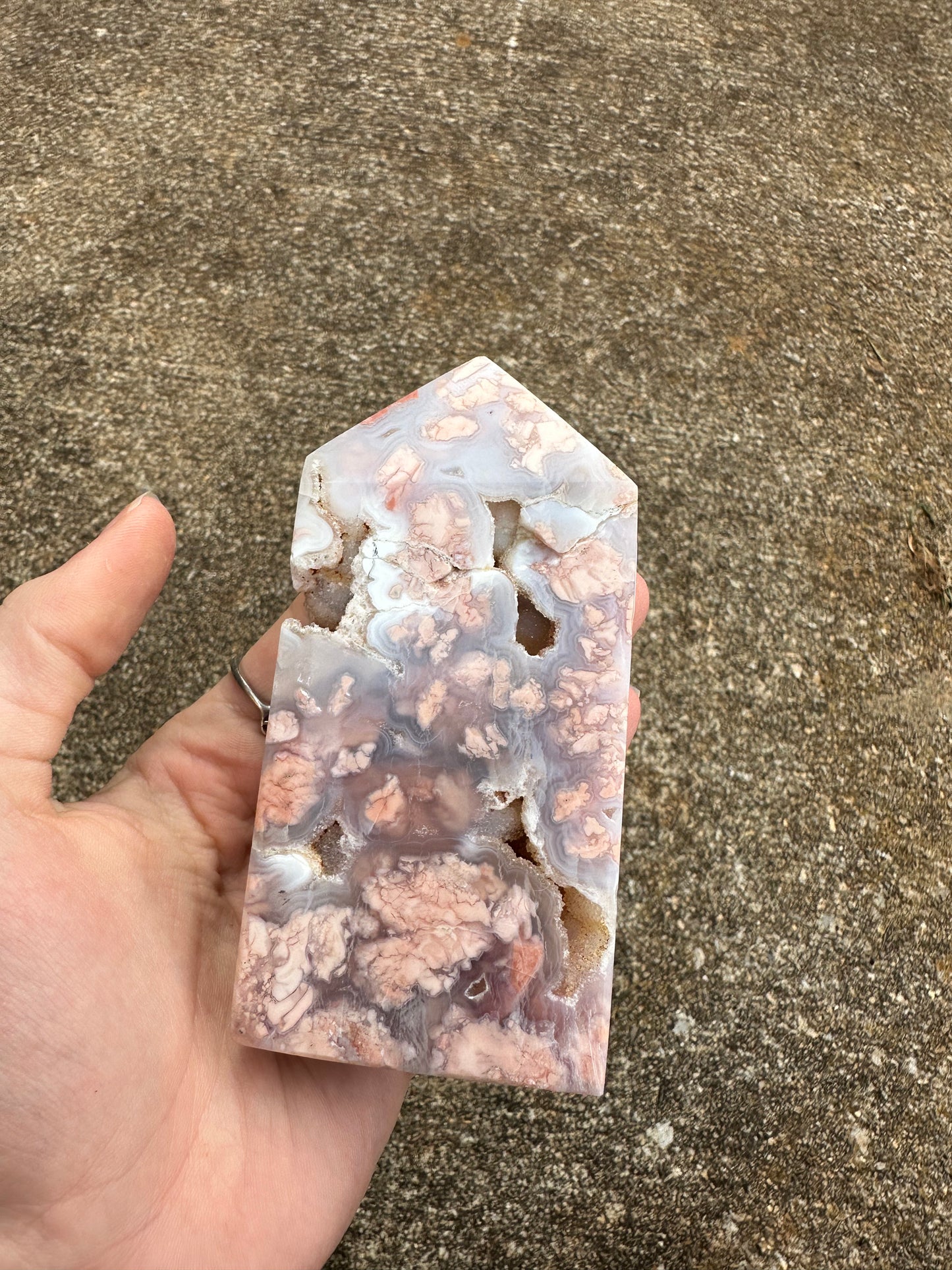 Cotton Candy Agate Tower #1