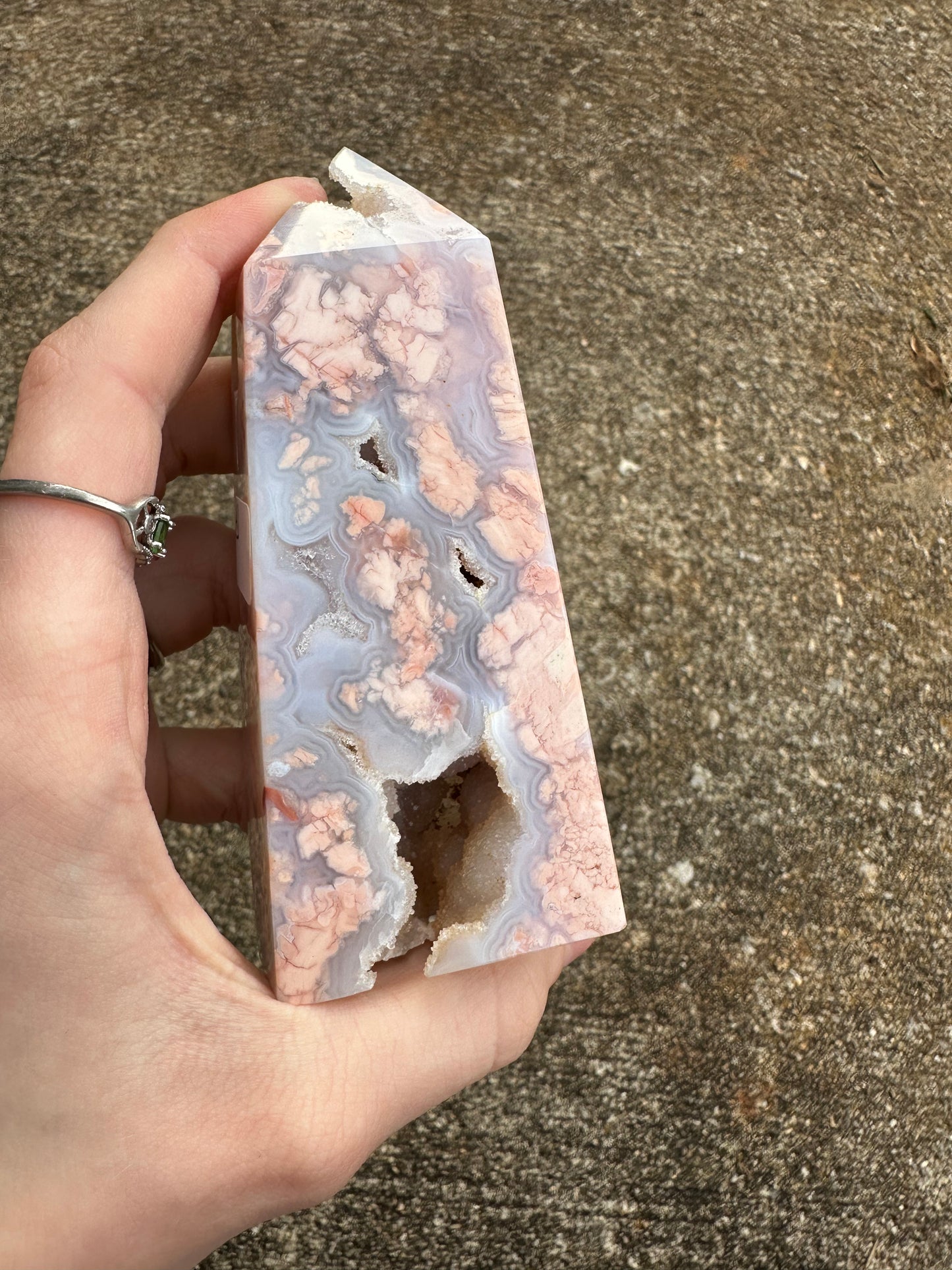 Cotton Candy Agate Tower #4