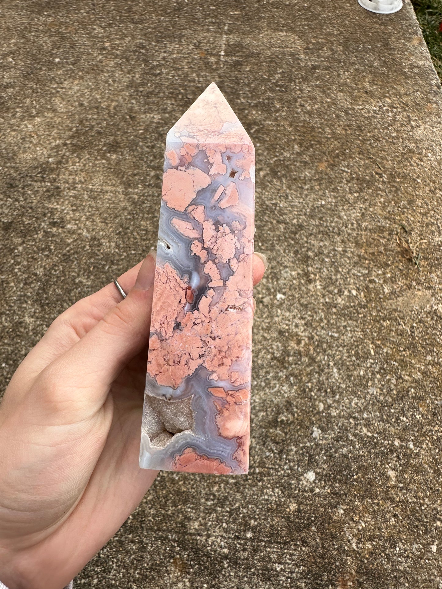 Cotton Candy Agate Tower #15