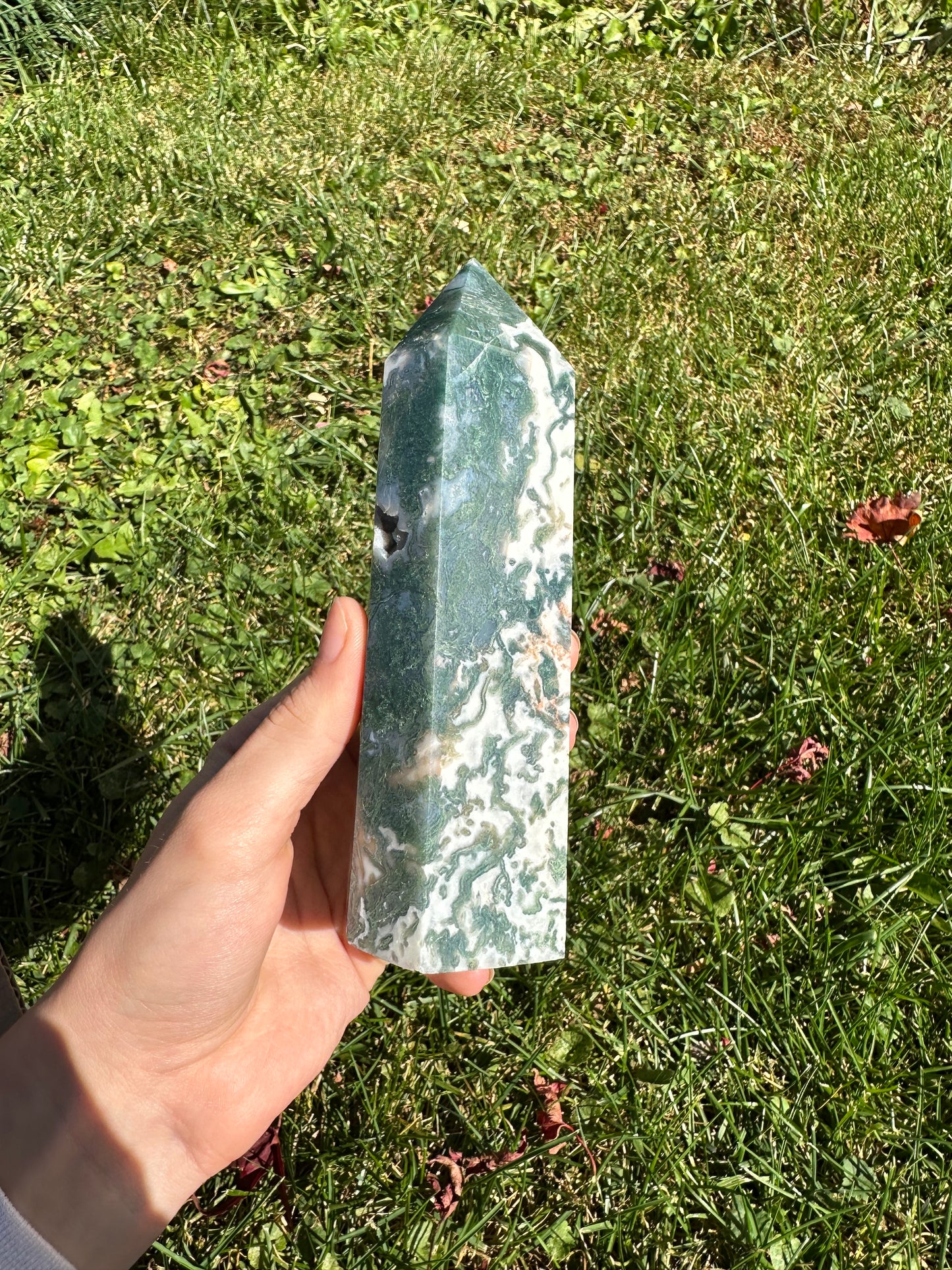 Moss Agate tower #6