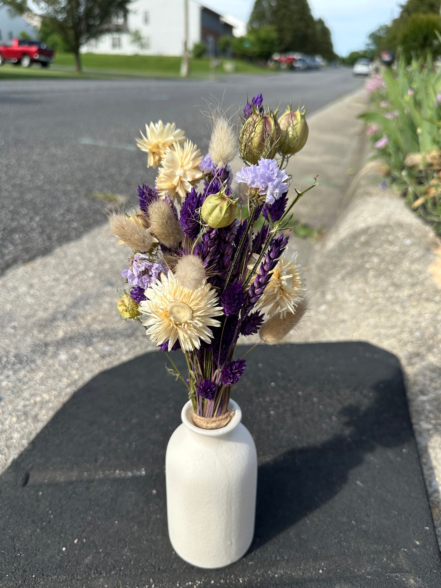 Purple Rain Dried Flower Bouquet