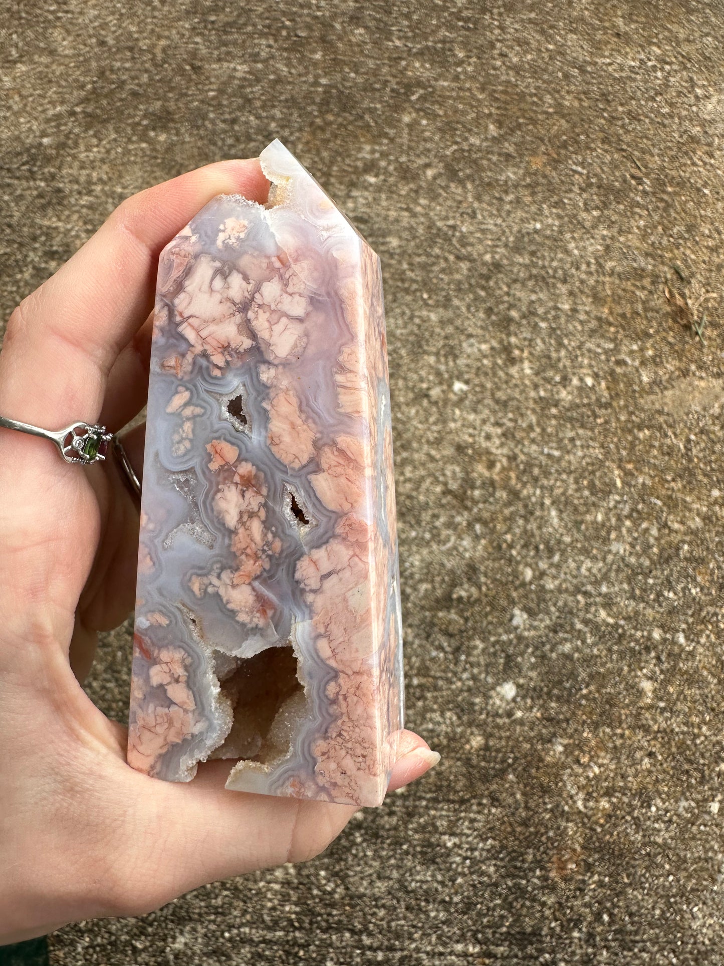 Cotton Candy Agate Tower #4