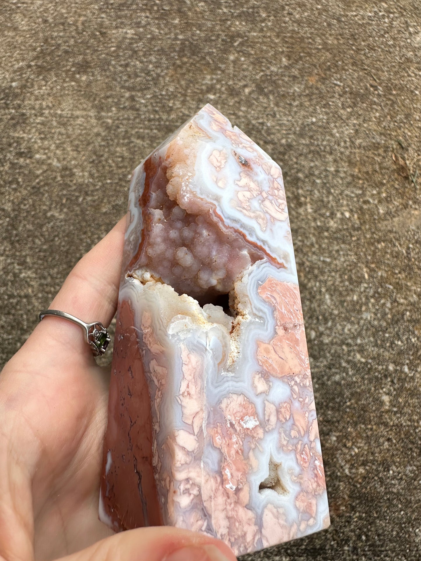 Cotton Candy Agate Tower #6