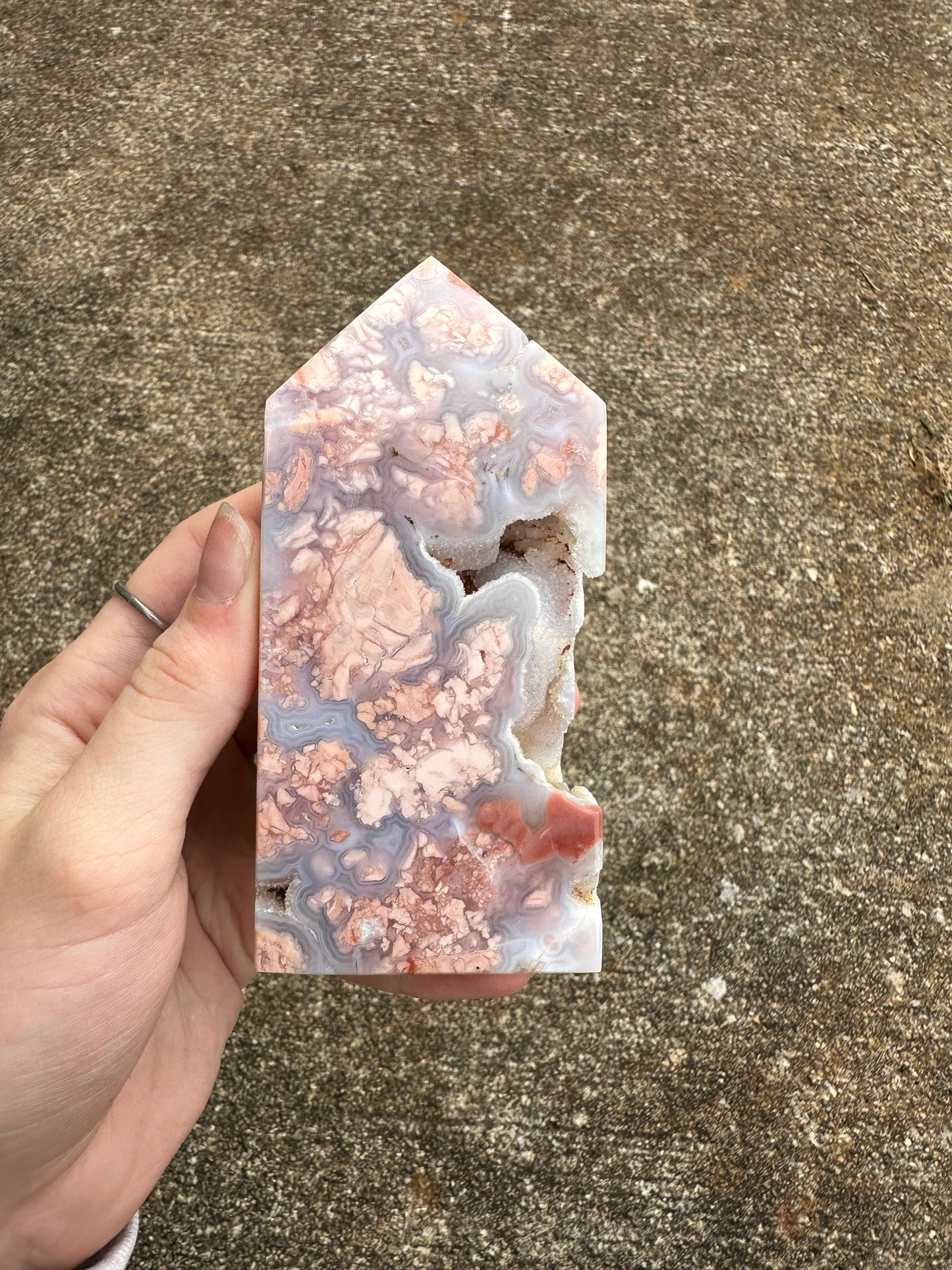 Cotton Candy Agate Tower #2