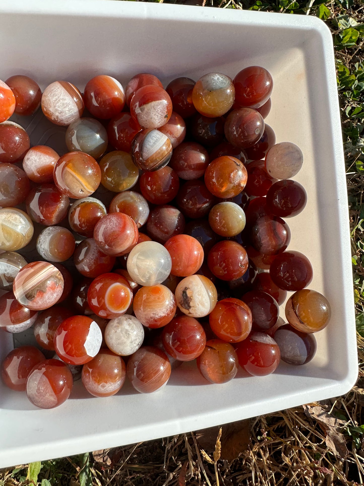 Carnelian mini sphere