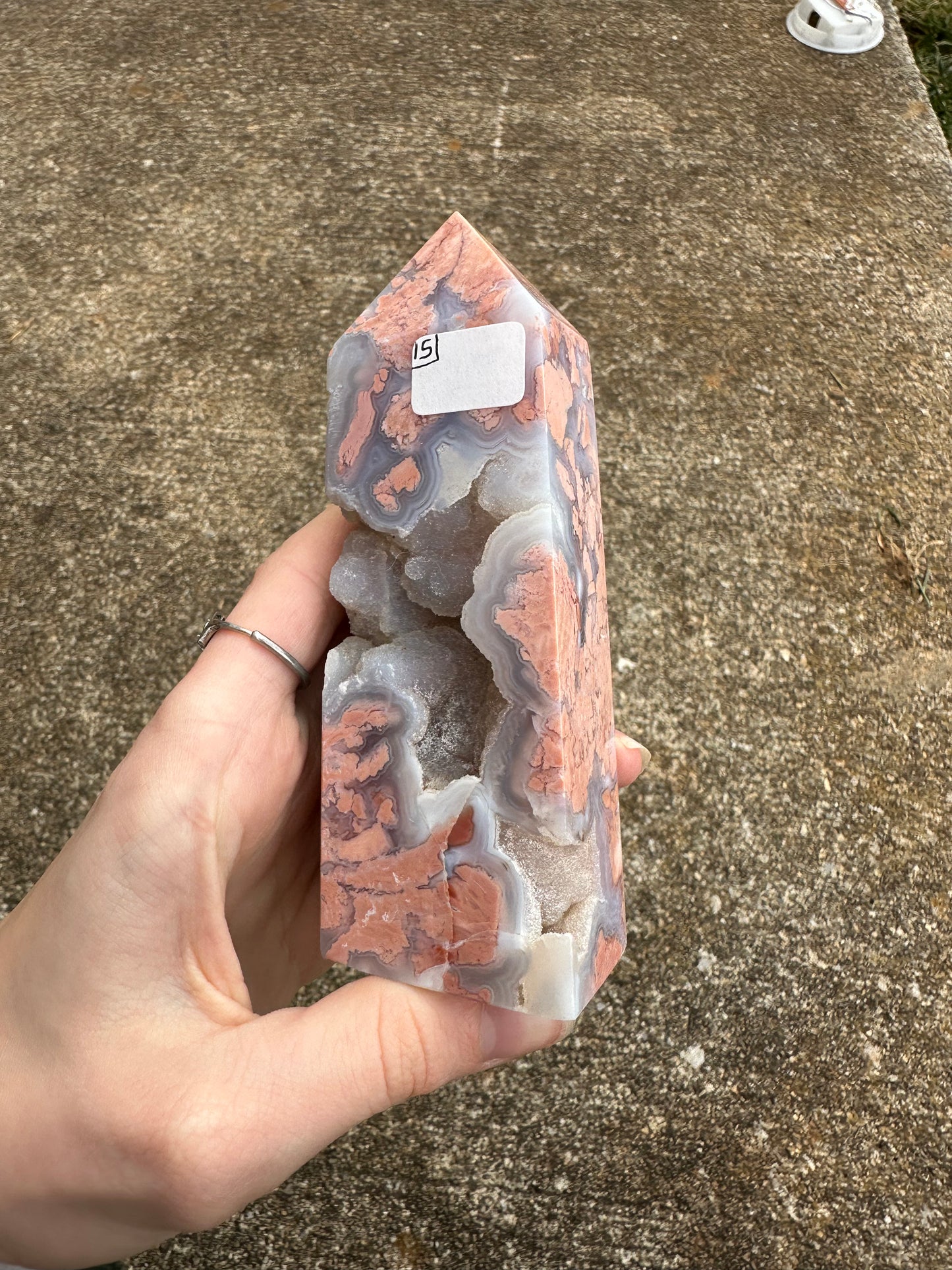 Cotton Candy Agate Tower #15