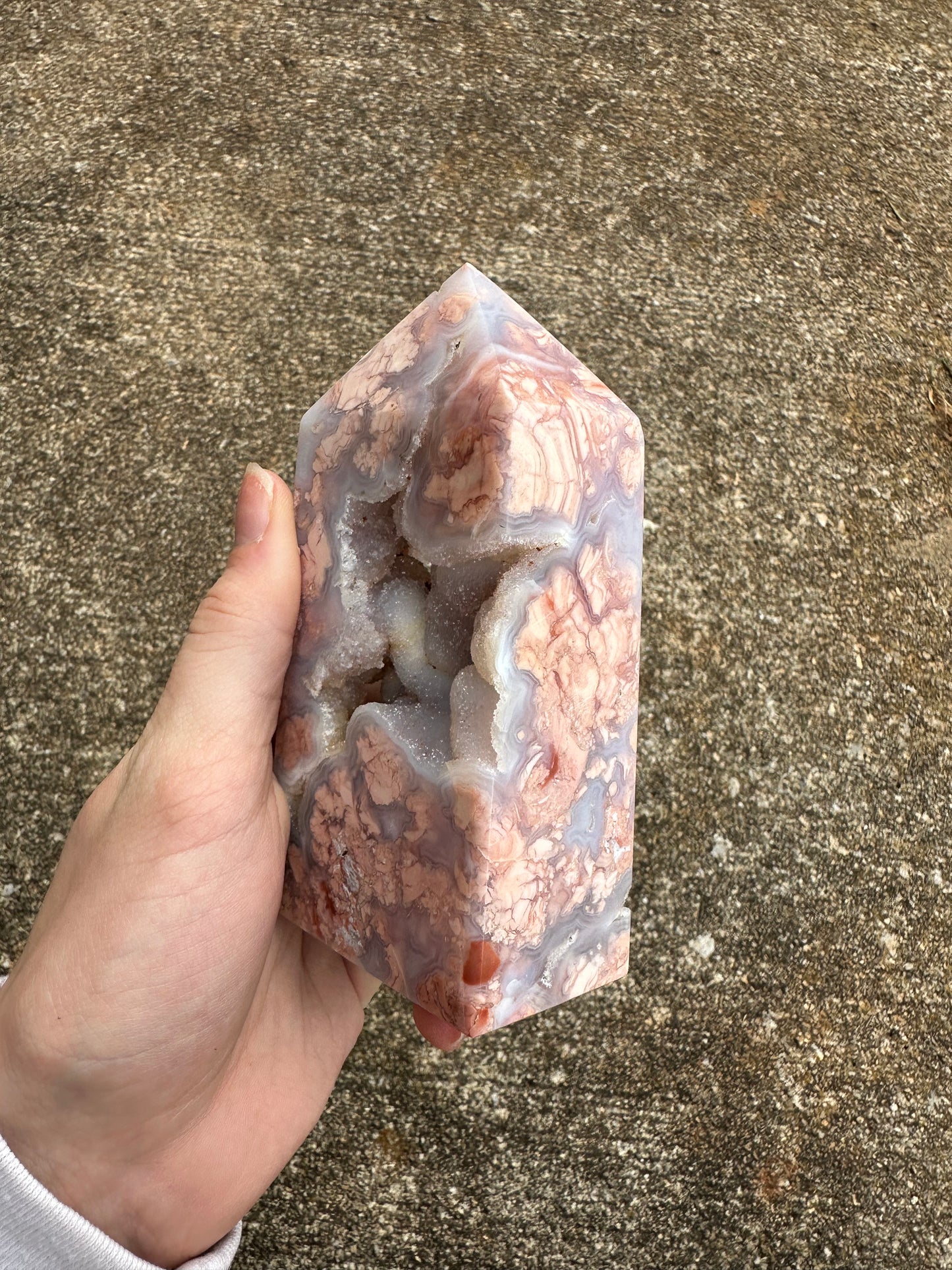 Cotton Candy Agate Tower #2