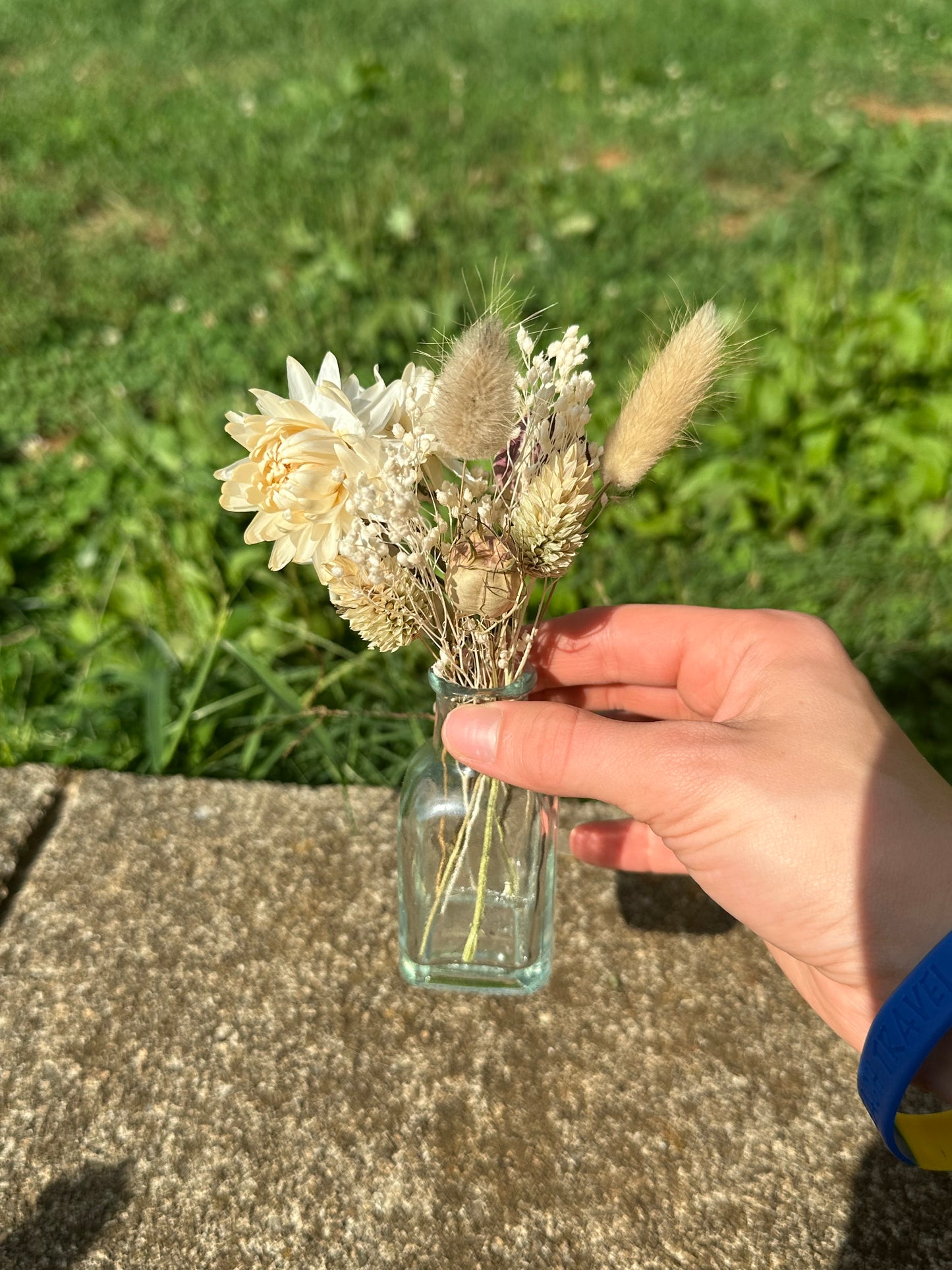 Neutral Dried Flower Bud Vase