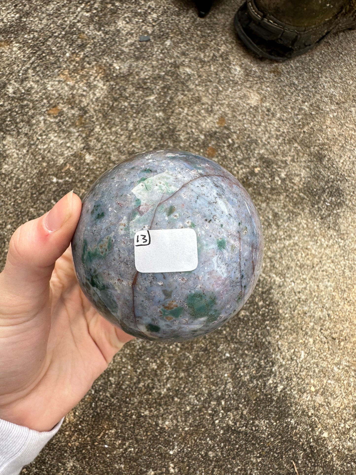 Ocean Jasper sphere #13