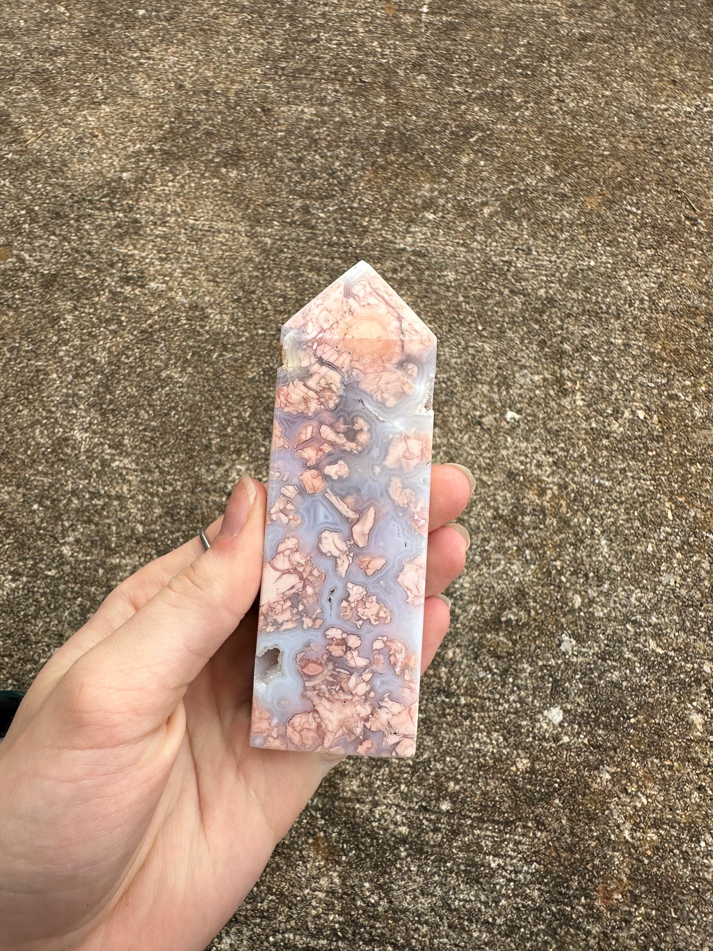 Cotton Candy Agate Tower #10