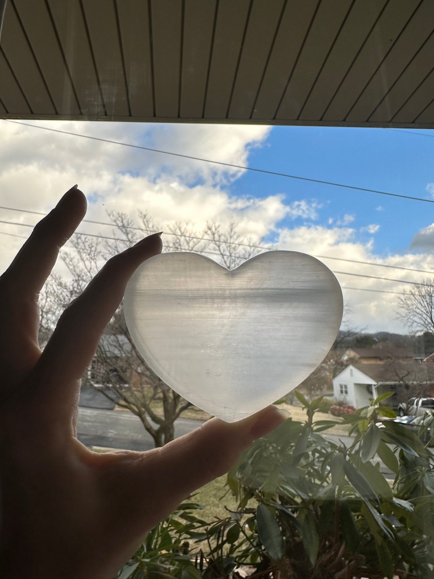 Selenite Heart