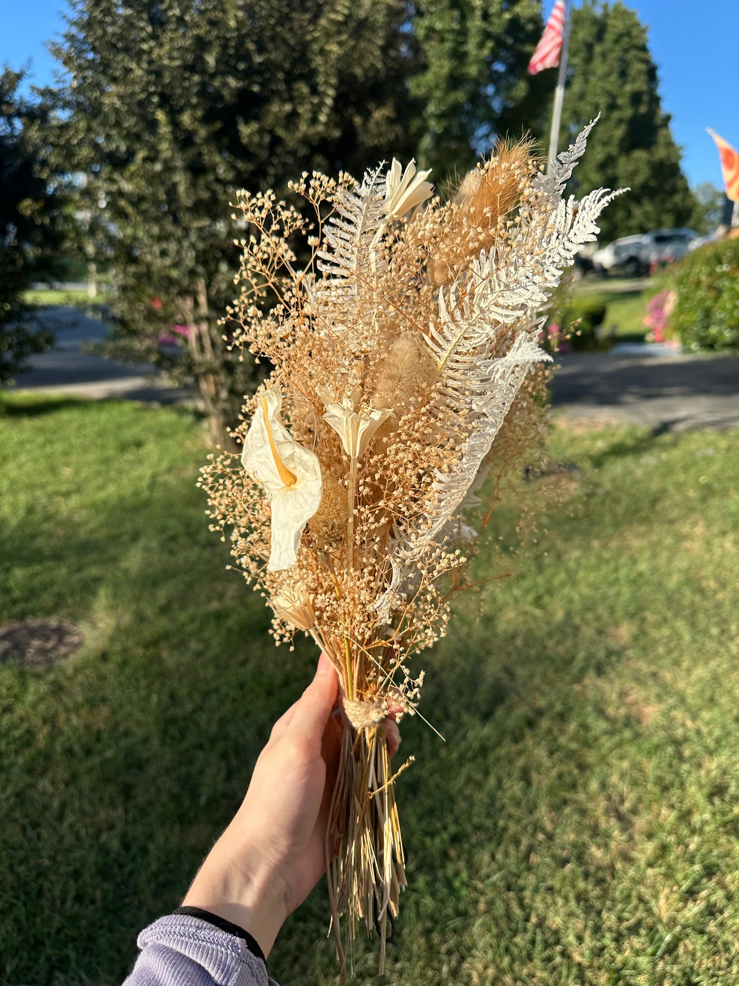 Anthurium Dried Bridal Bouquet