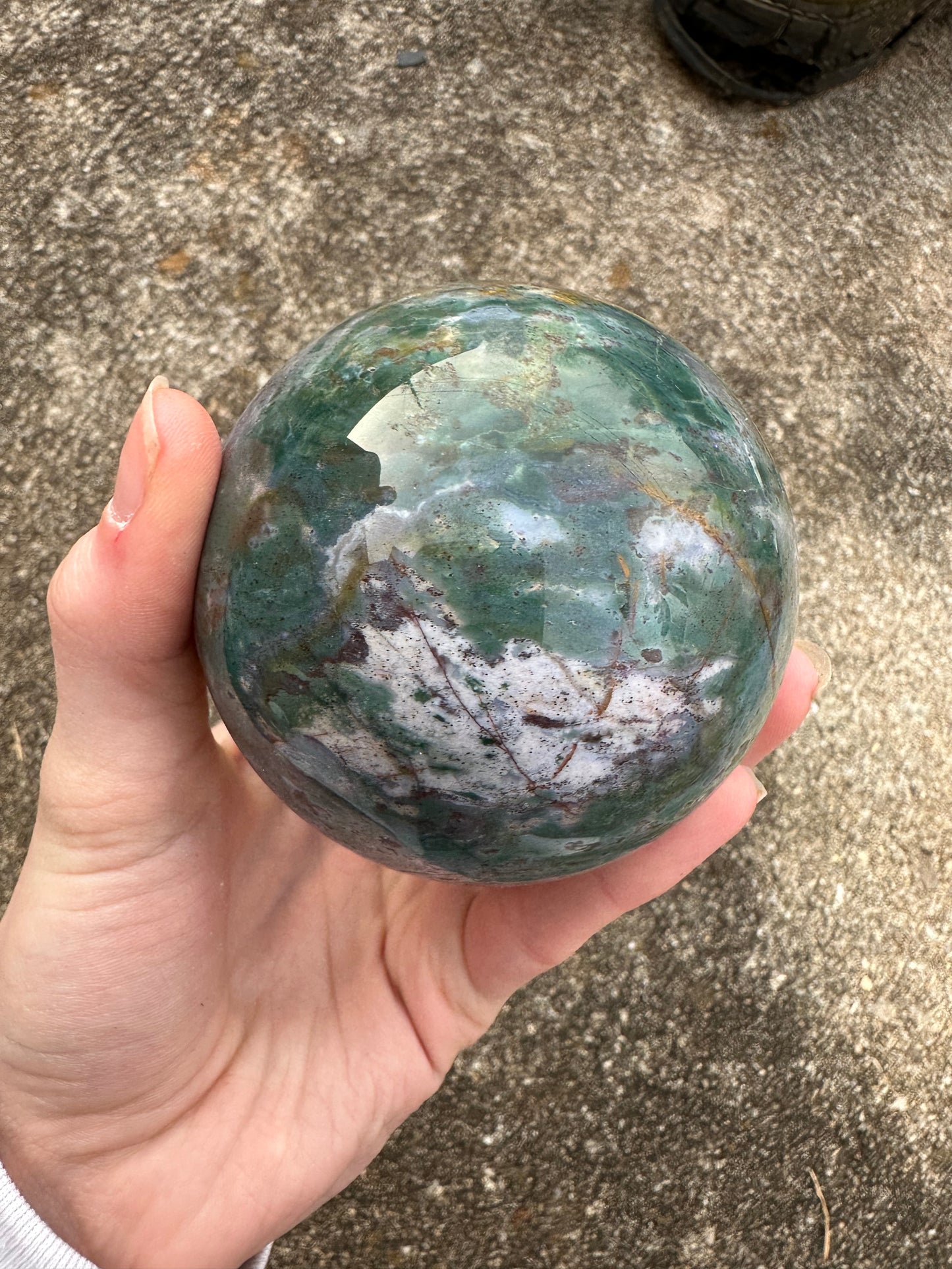 Ocean Jasper sphere #13