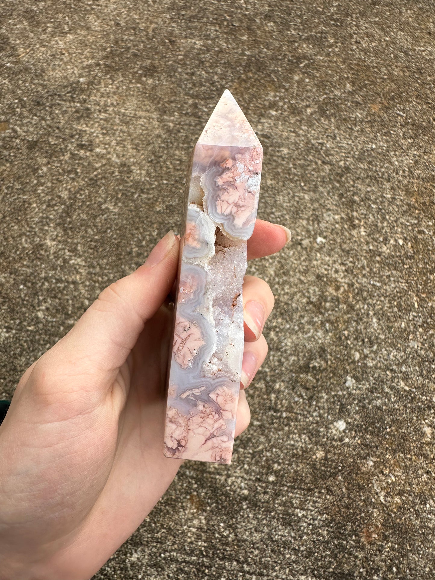 Cotton Candy Agate Tower #10