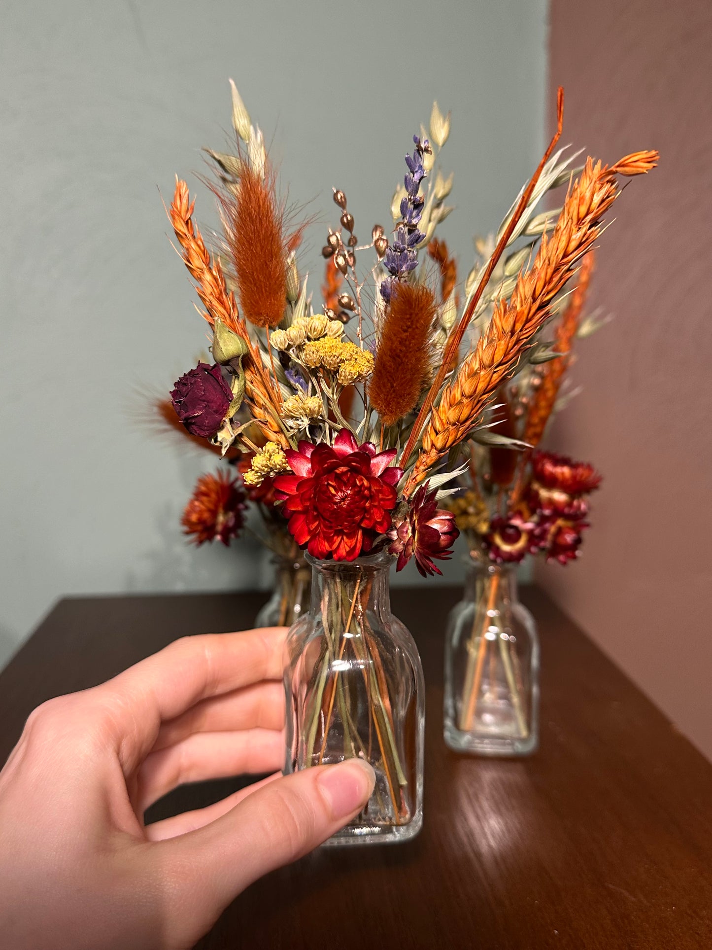 Autumn Dried Bud Vase