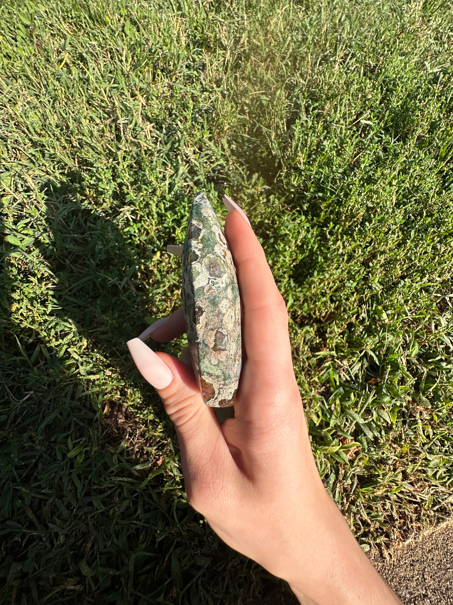 Rain Forest Jasper arrowhead #5