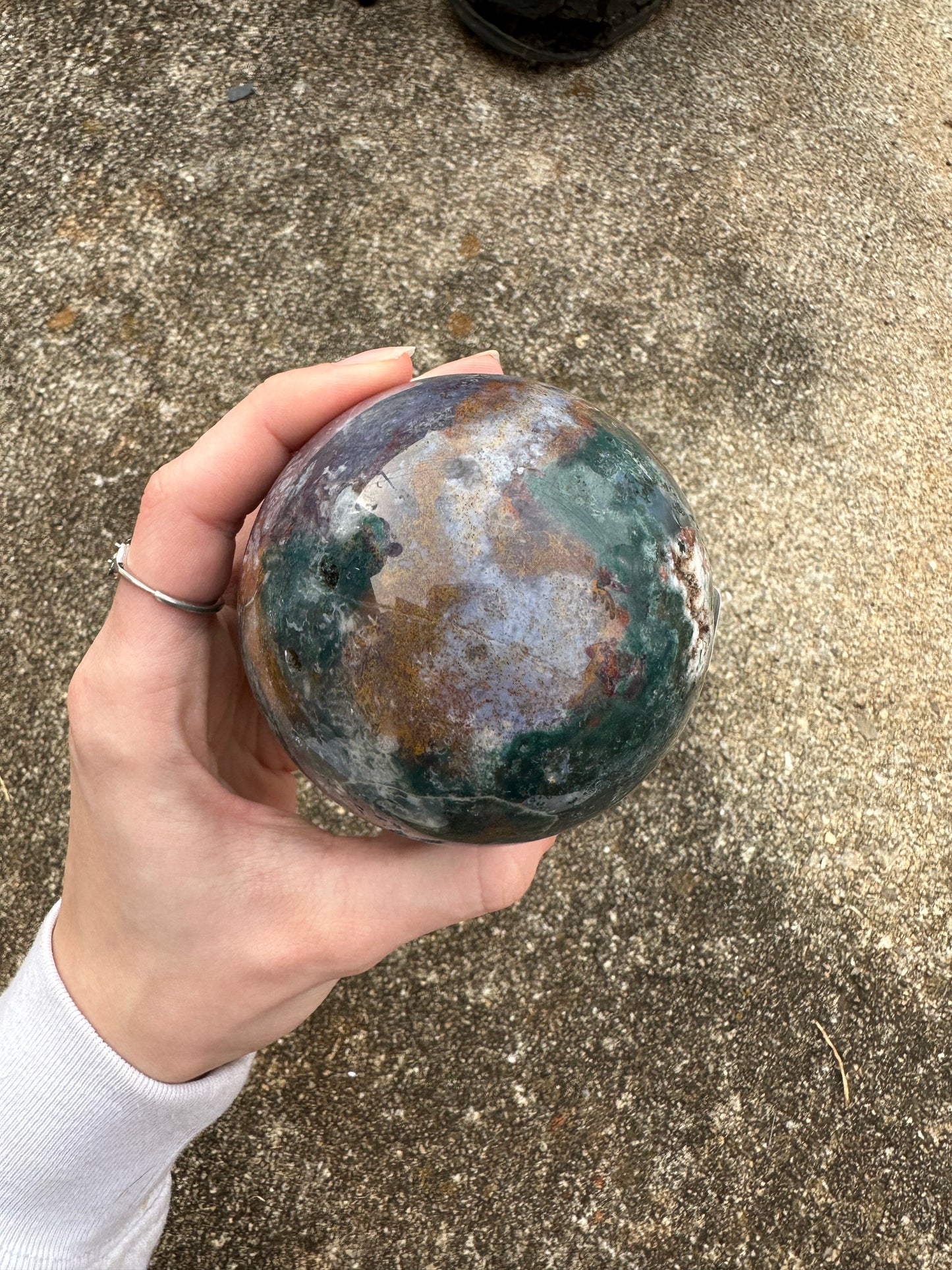 Ocean Jasper sphere #11