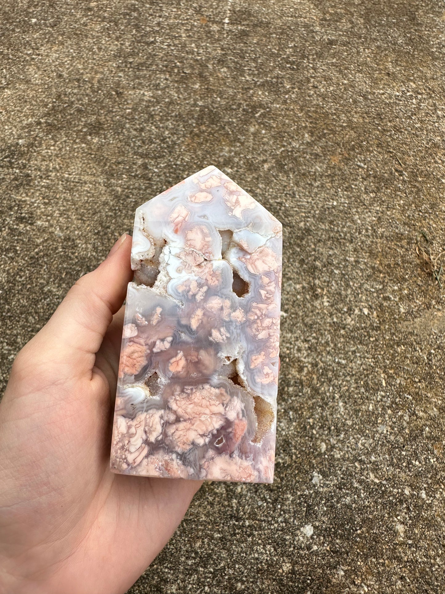 Cotton Candy Agate Tower #1