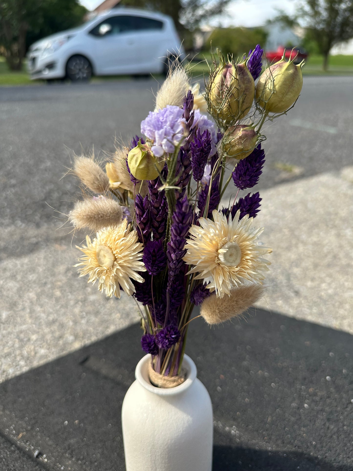 Purple Rain Dried Flower Bouquet