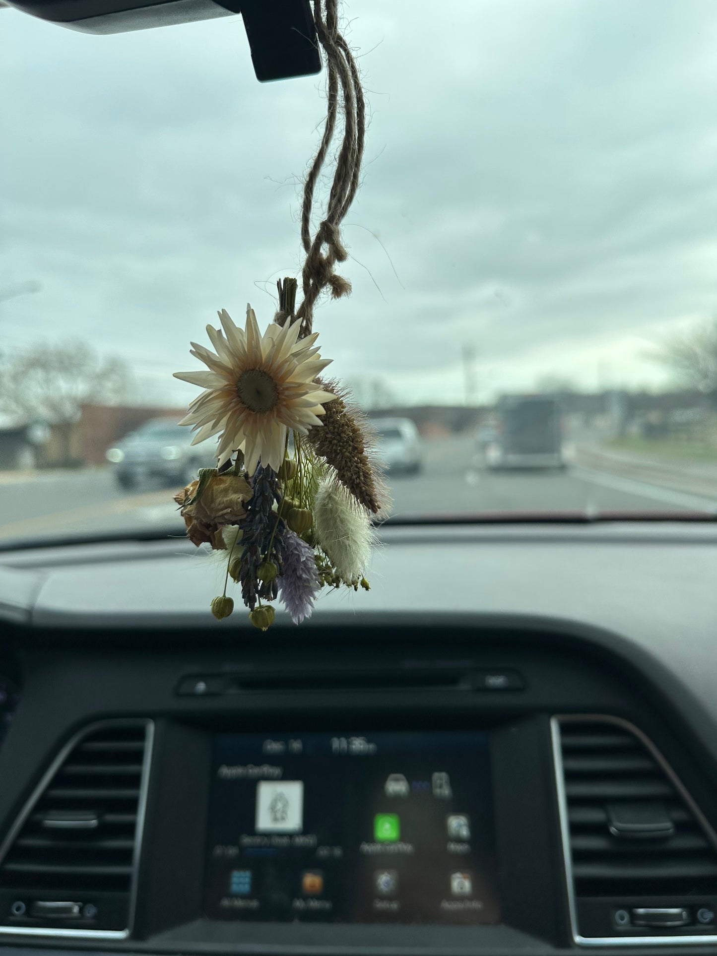 Frosty Dried Car Bouquet