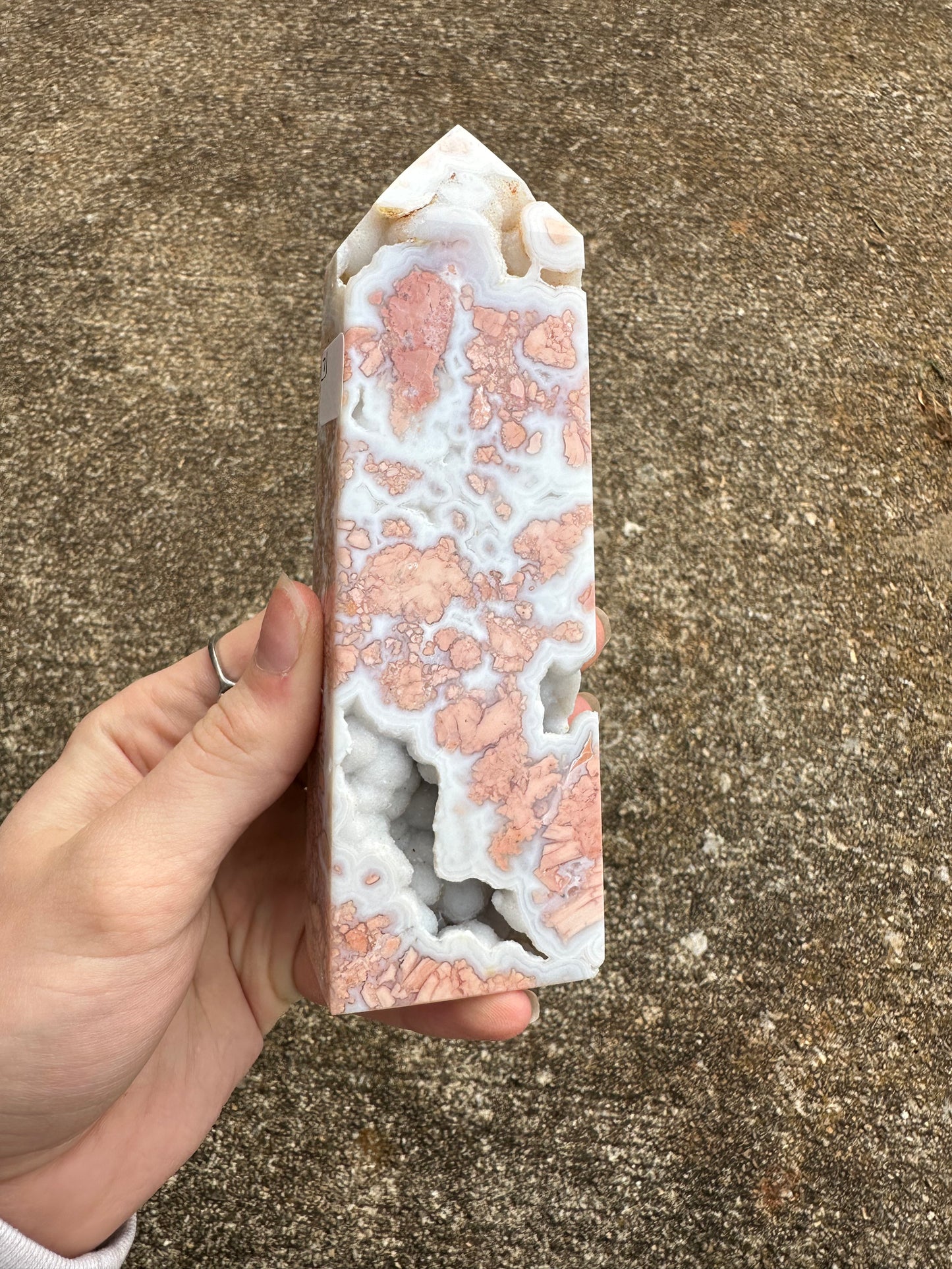 Cotton Candy Agate Tower #7