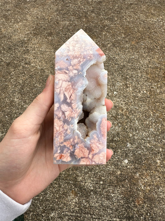 Cotton Candy Agate Tower #9