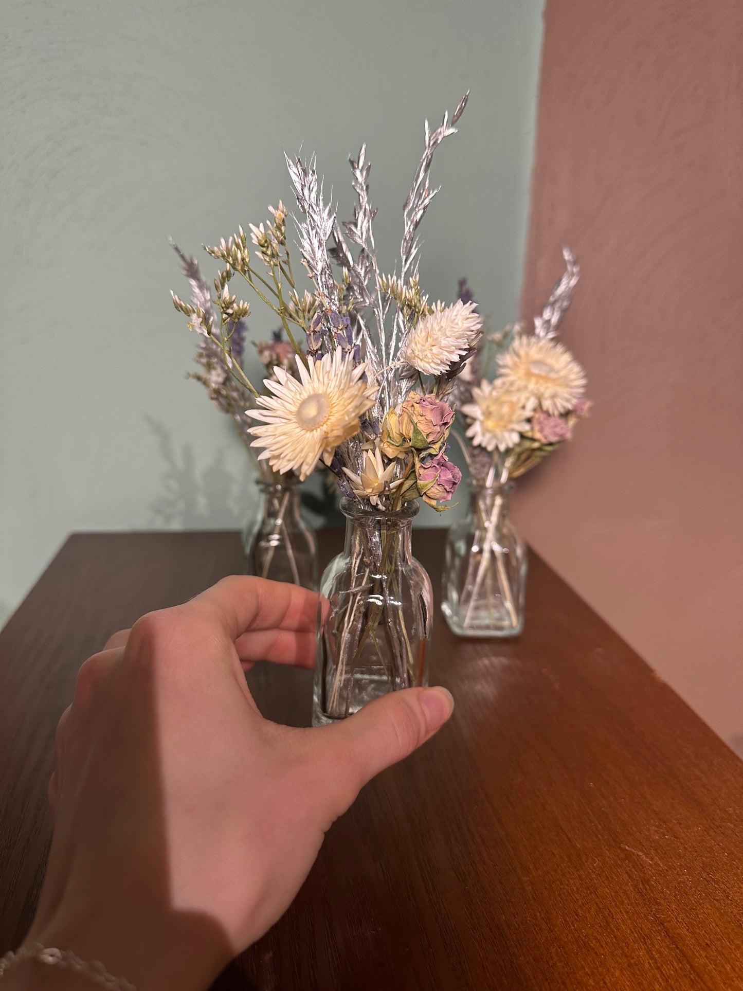 Winter Wonderland Dried Bud Vase