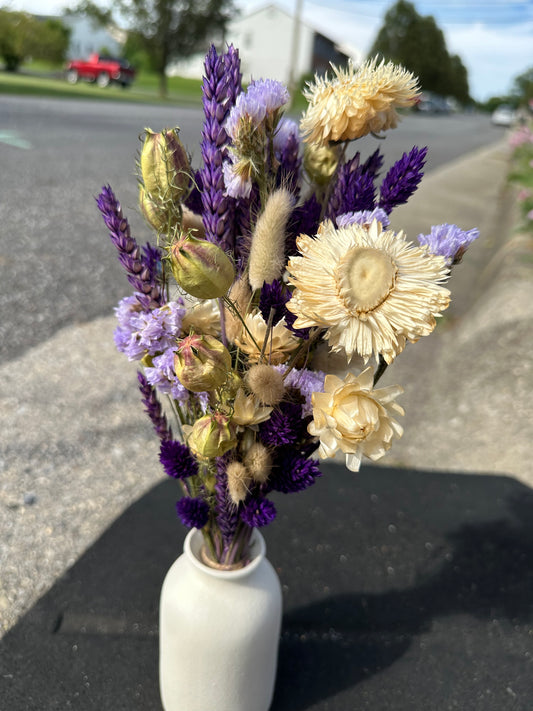 Purple Rain Dried Flower Bouquet