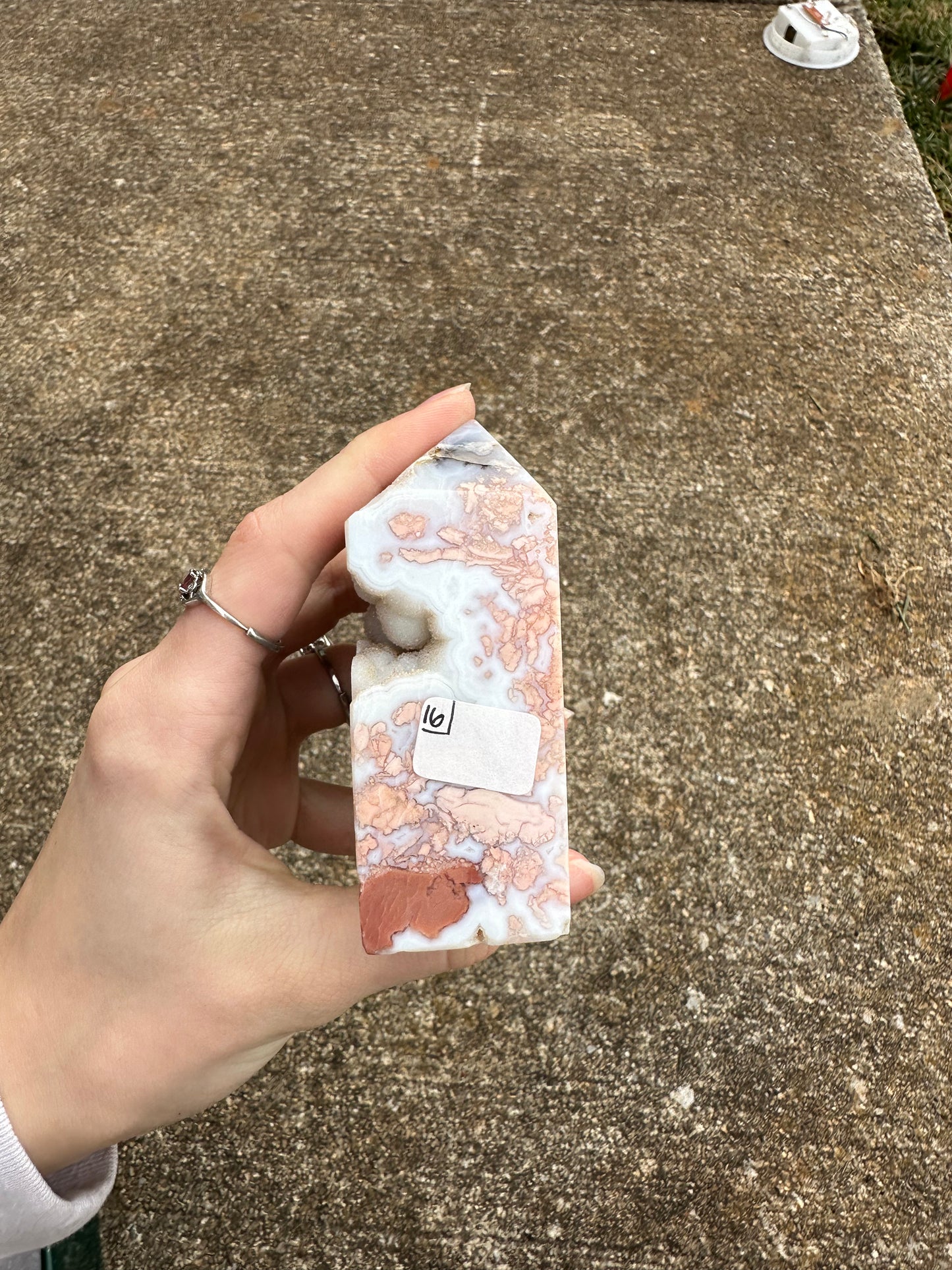 Cotton Candy Agate Tower #16