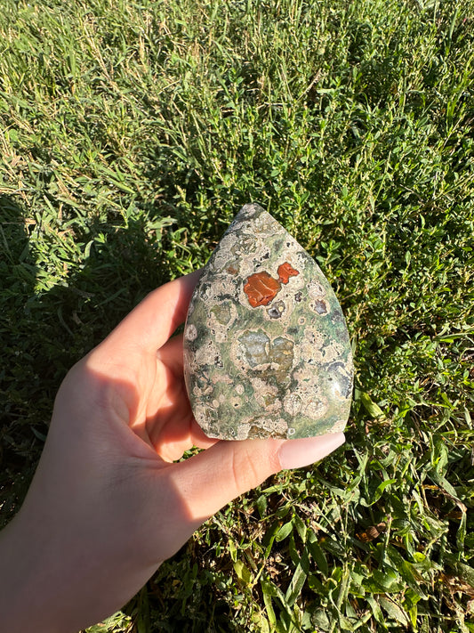 Rain Forest Jasper arrowhead #1