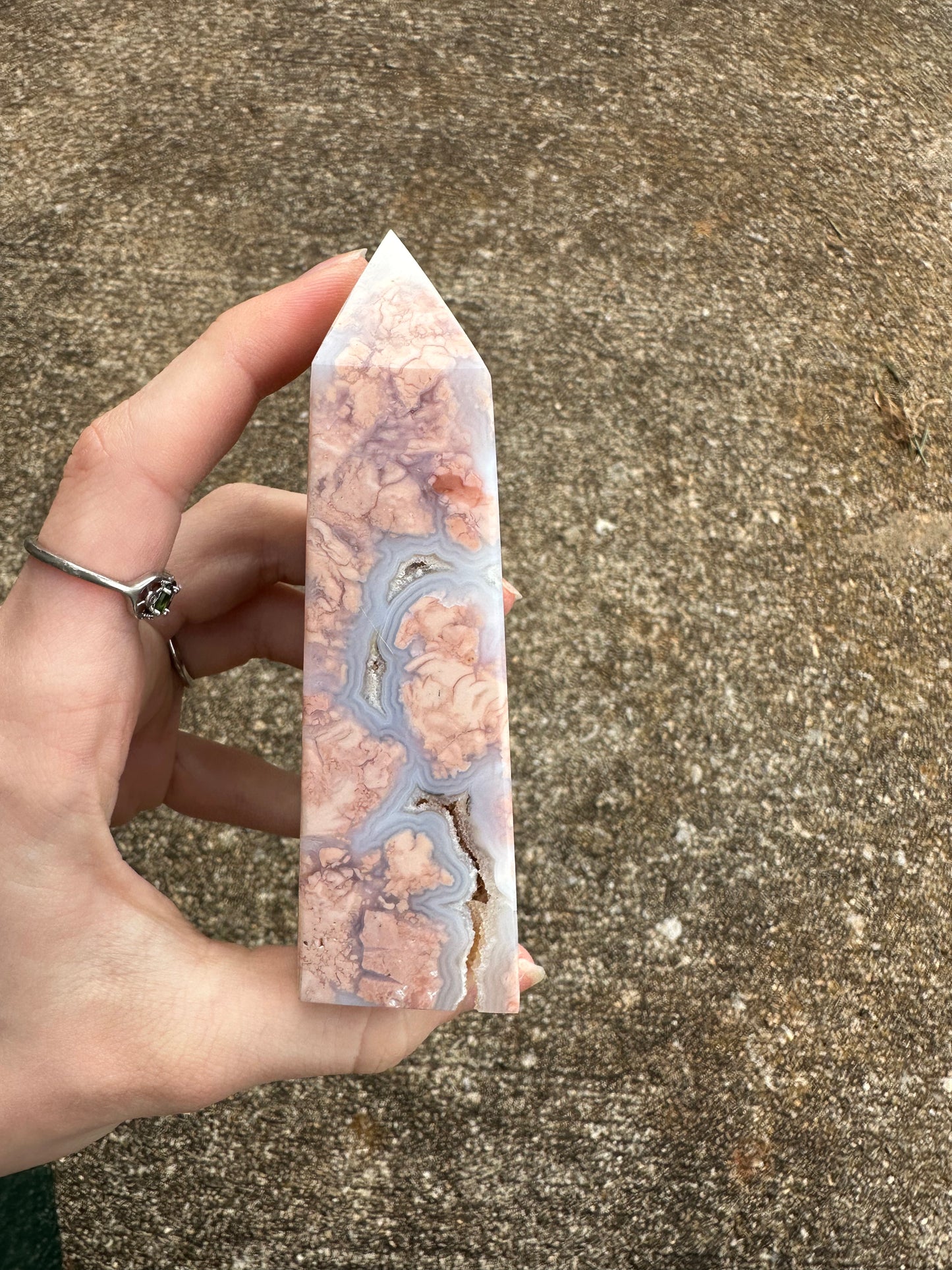 Cotton Candy Agate Tower #4