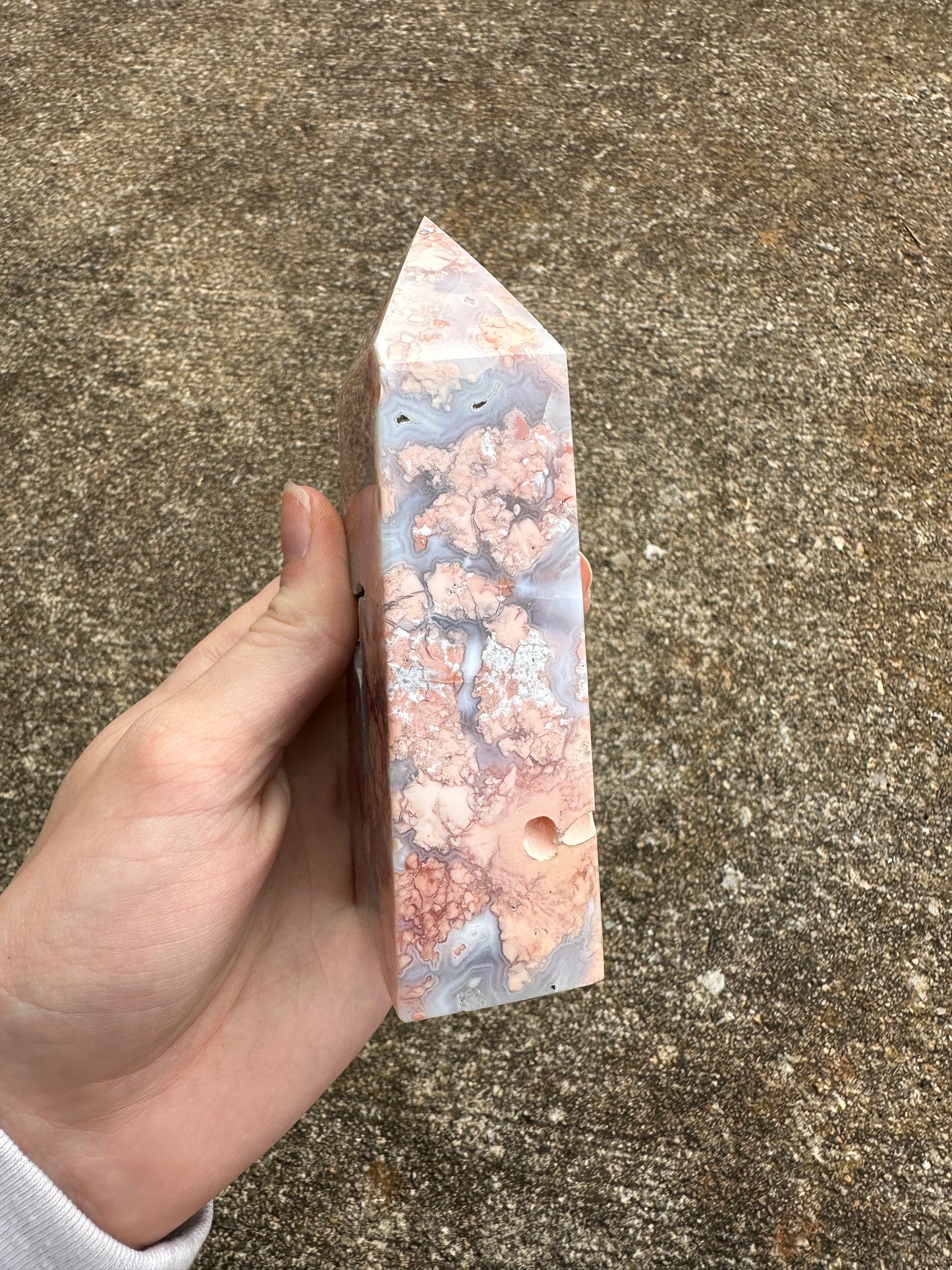 Cotton Candy Agate Tower #5