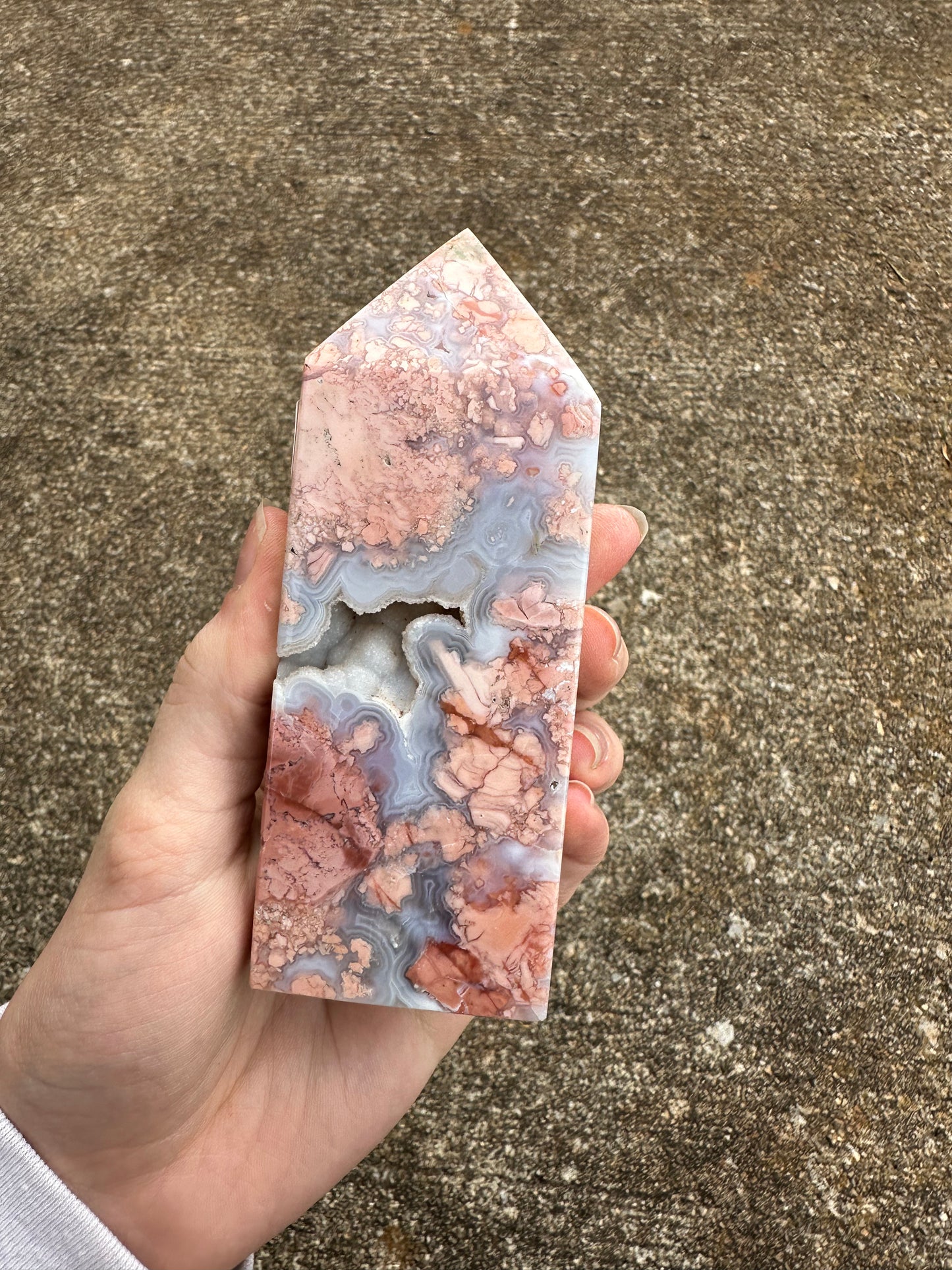 Cotton Candy Agate Tower #5