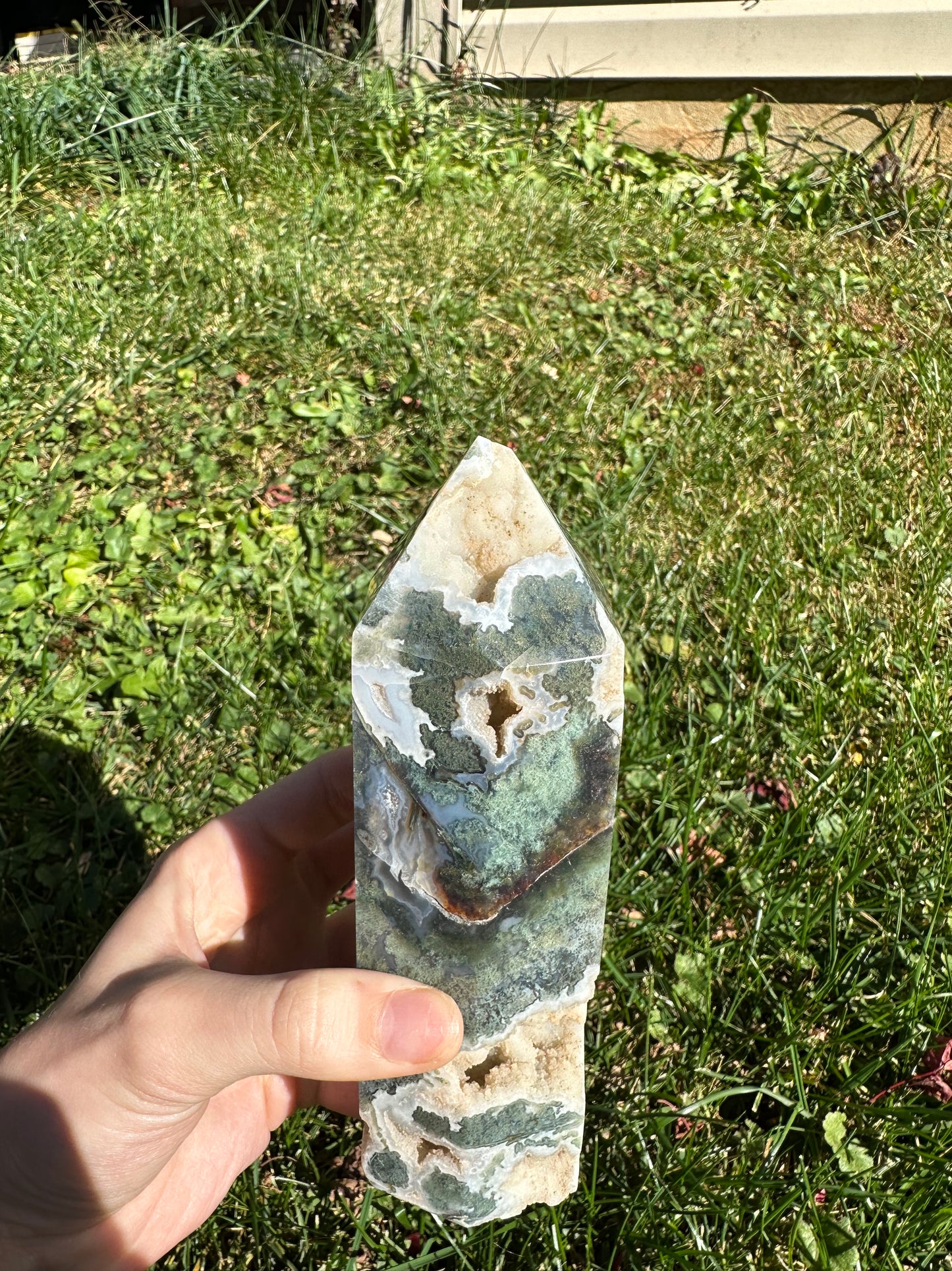 Moss Agate tower #8