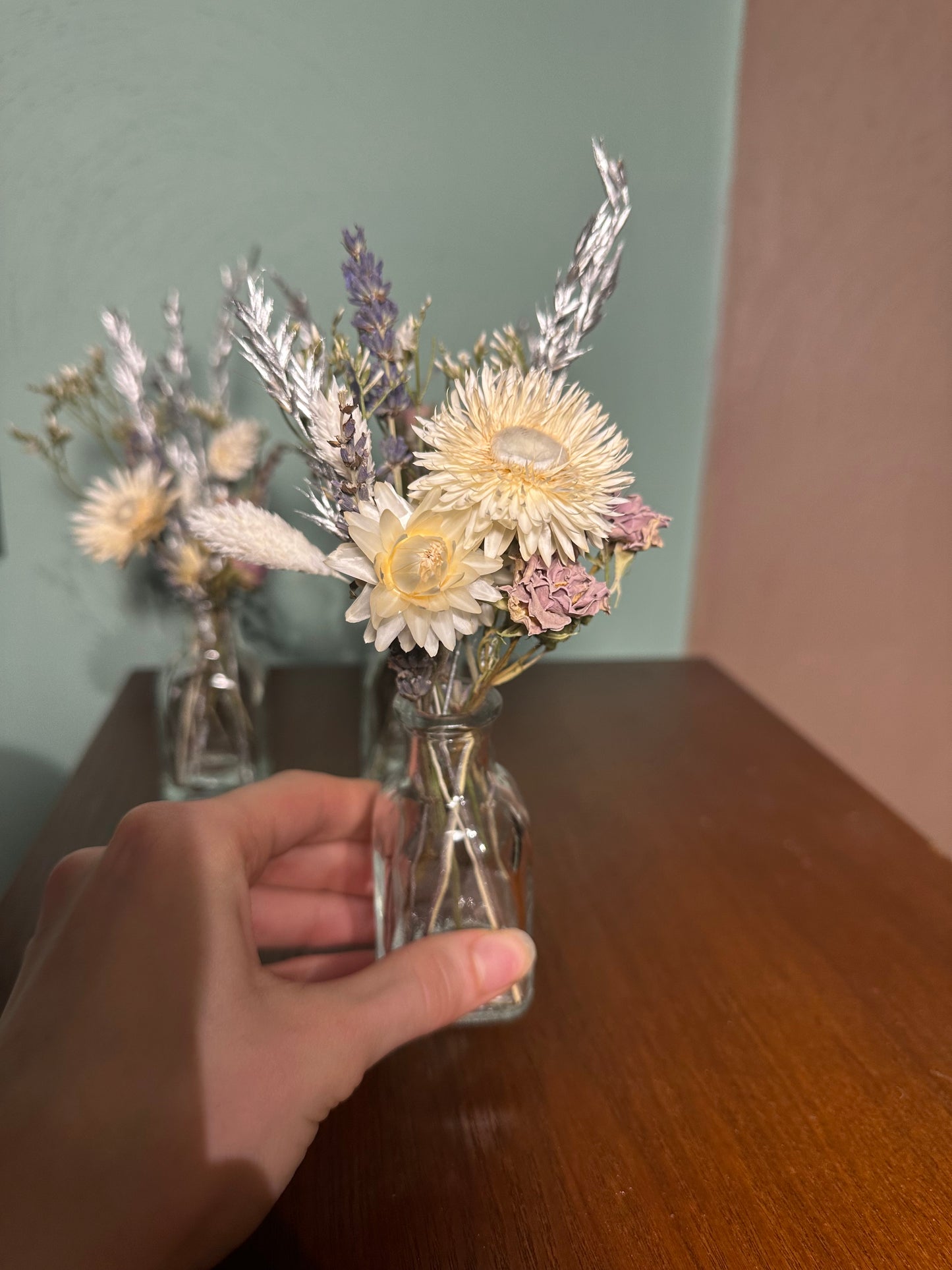 Winter Wonderland Dried Bud Vase