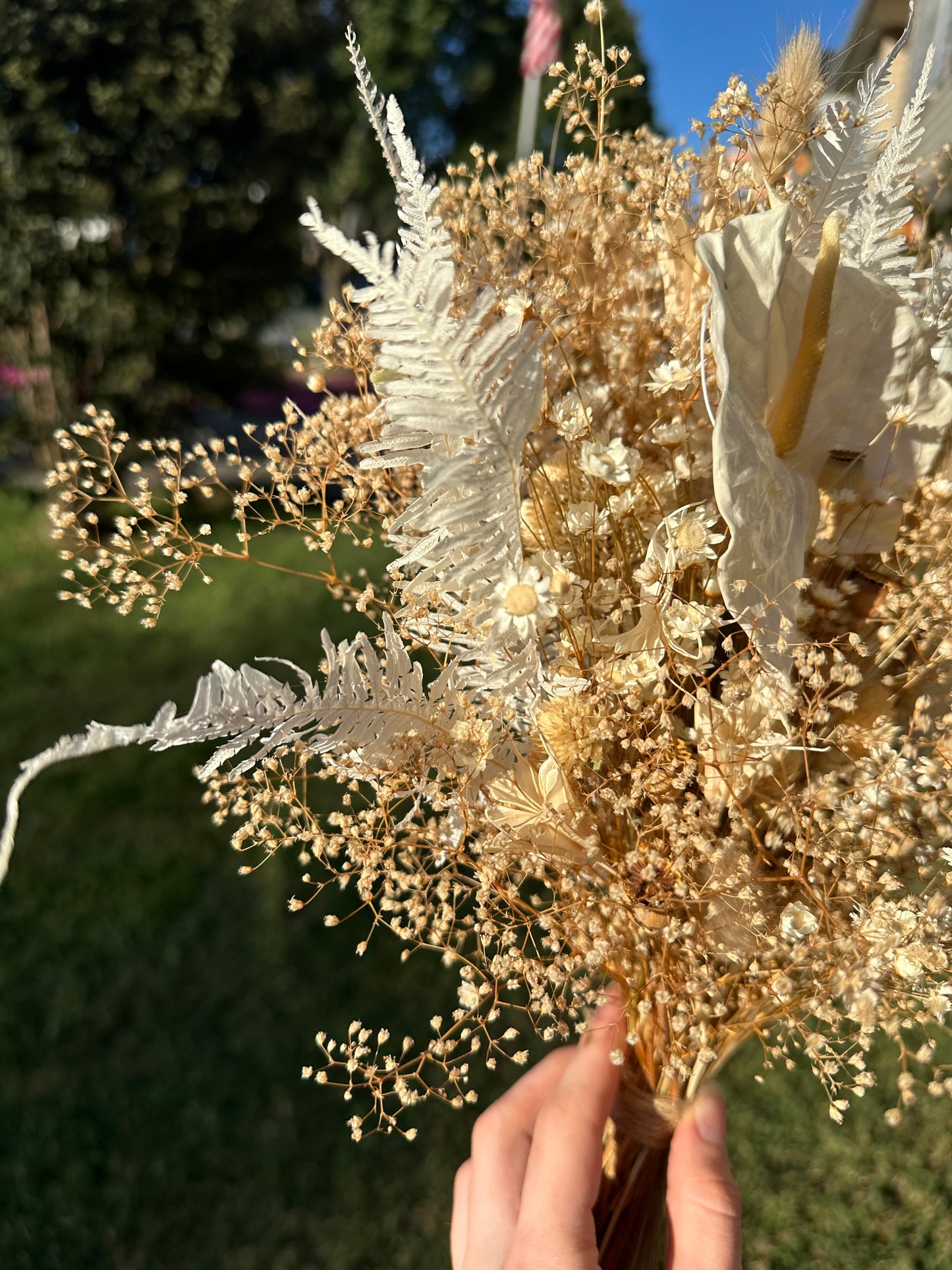 Anthurium Dried Bridal Bouquet