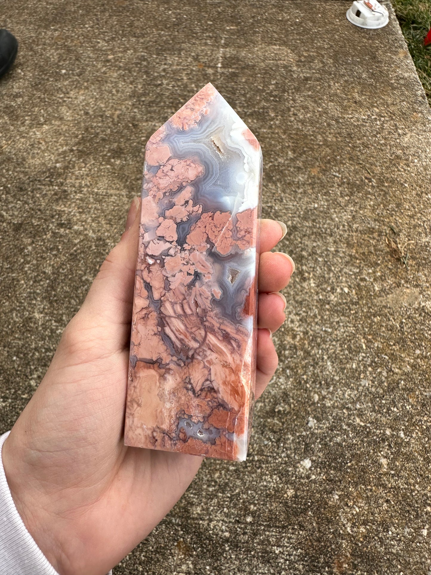 Cotton Candy Agate Tower #15