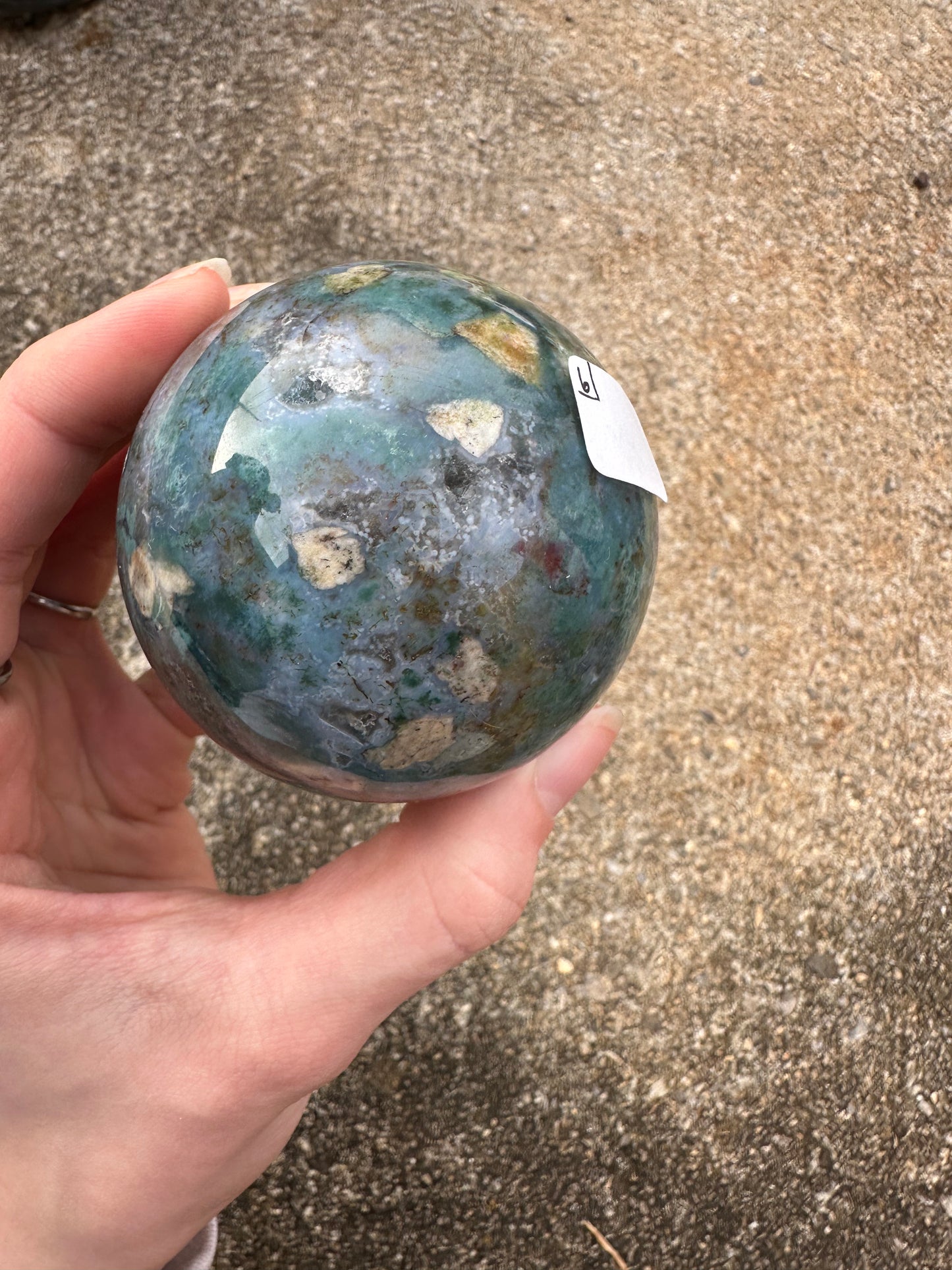 Ocean Jasper sphere #6