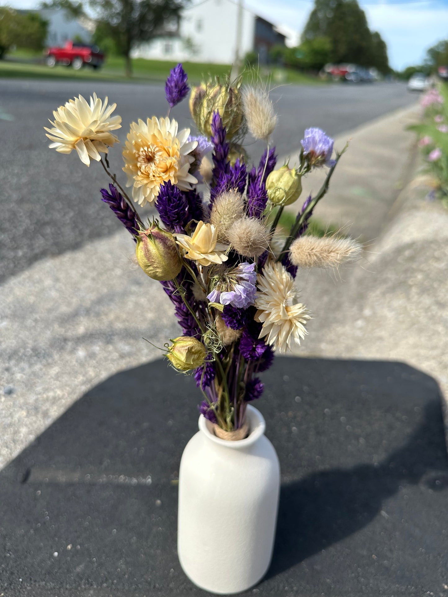 Purple Rain Dried Flower Bouquet