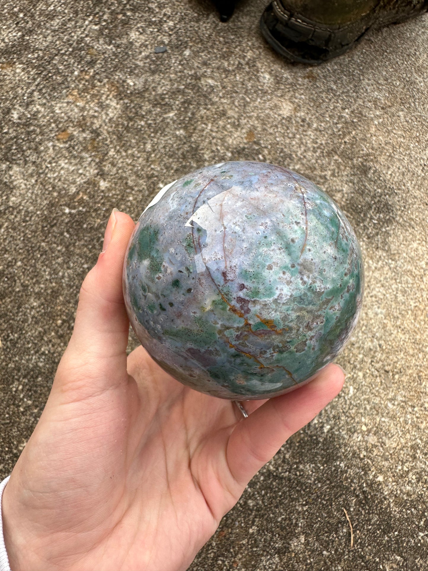 Ocean Jasper sphere #13