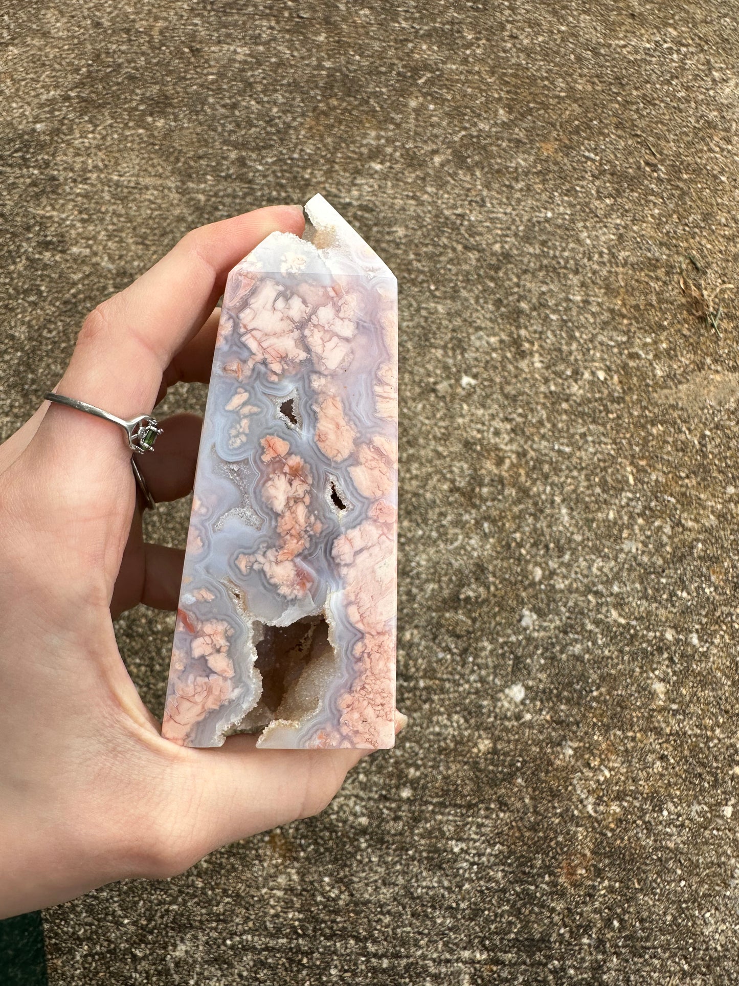 Cotton Candy Agate Tower #4