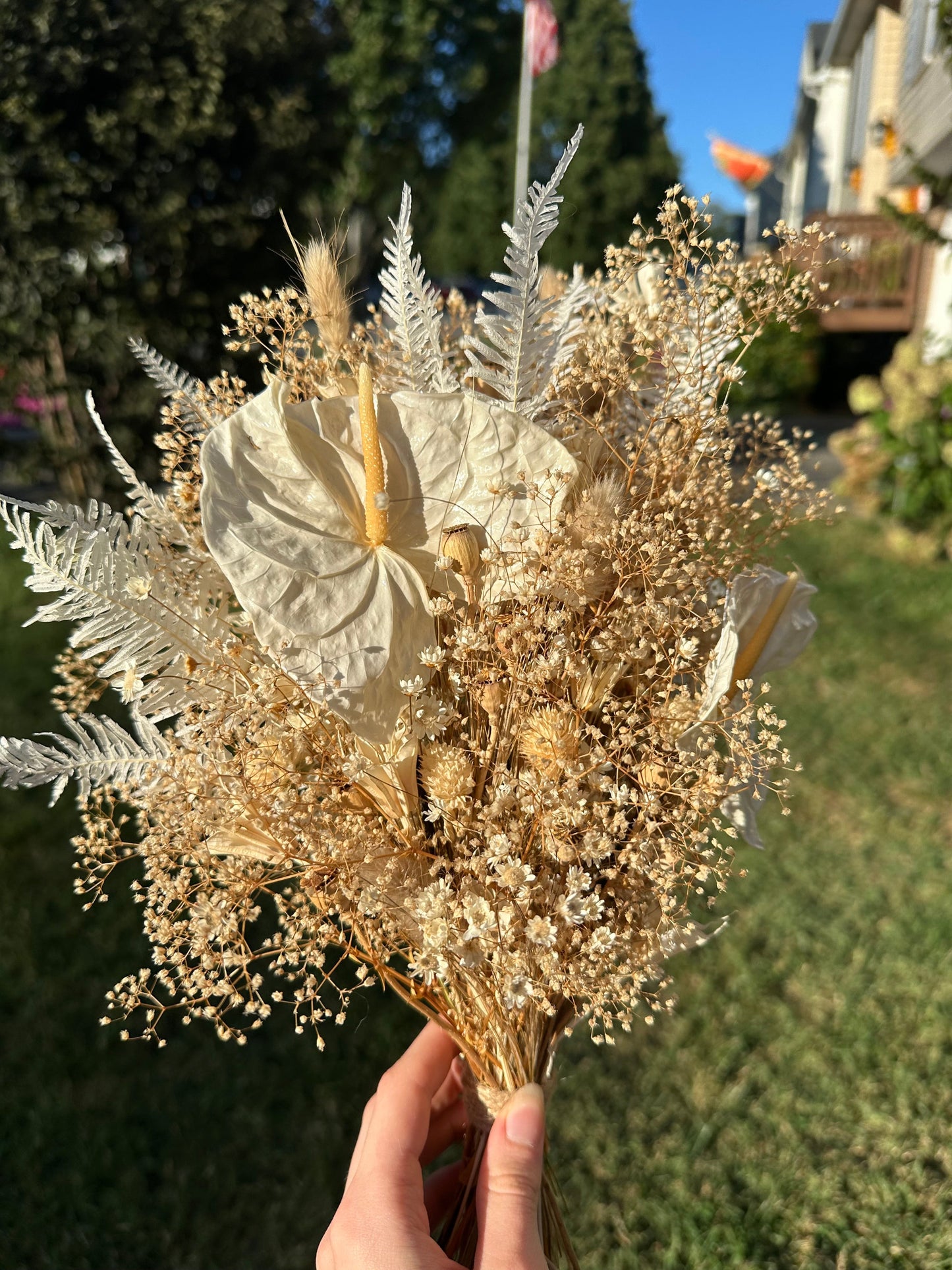 Anthurium Dried Bridal Bouquet