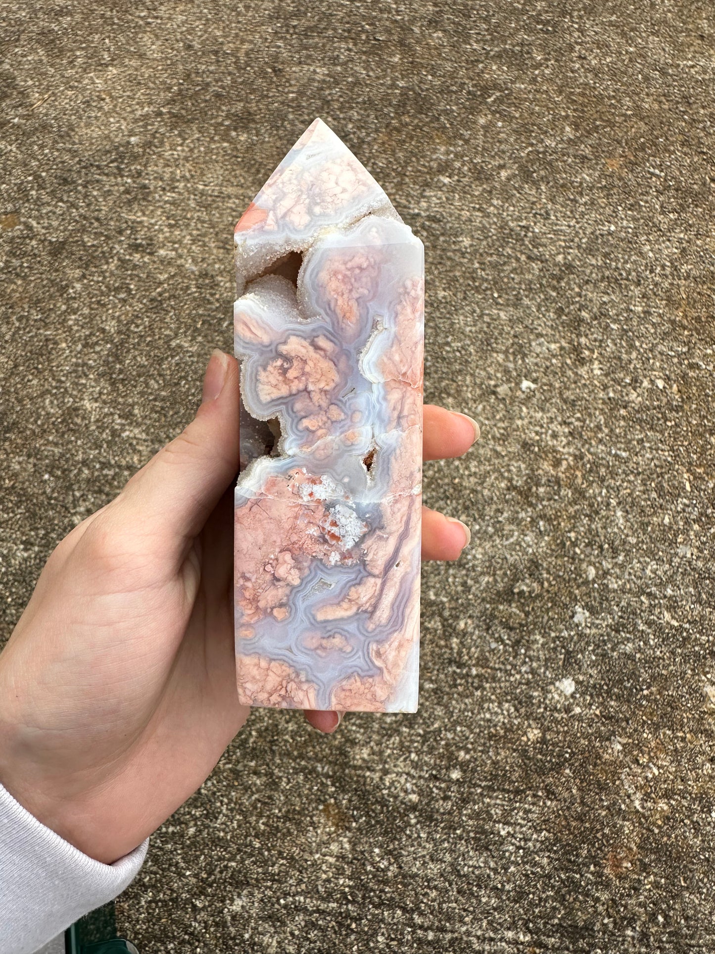 Cotton Candy Agate Tower #9