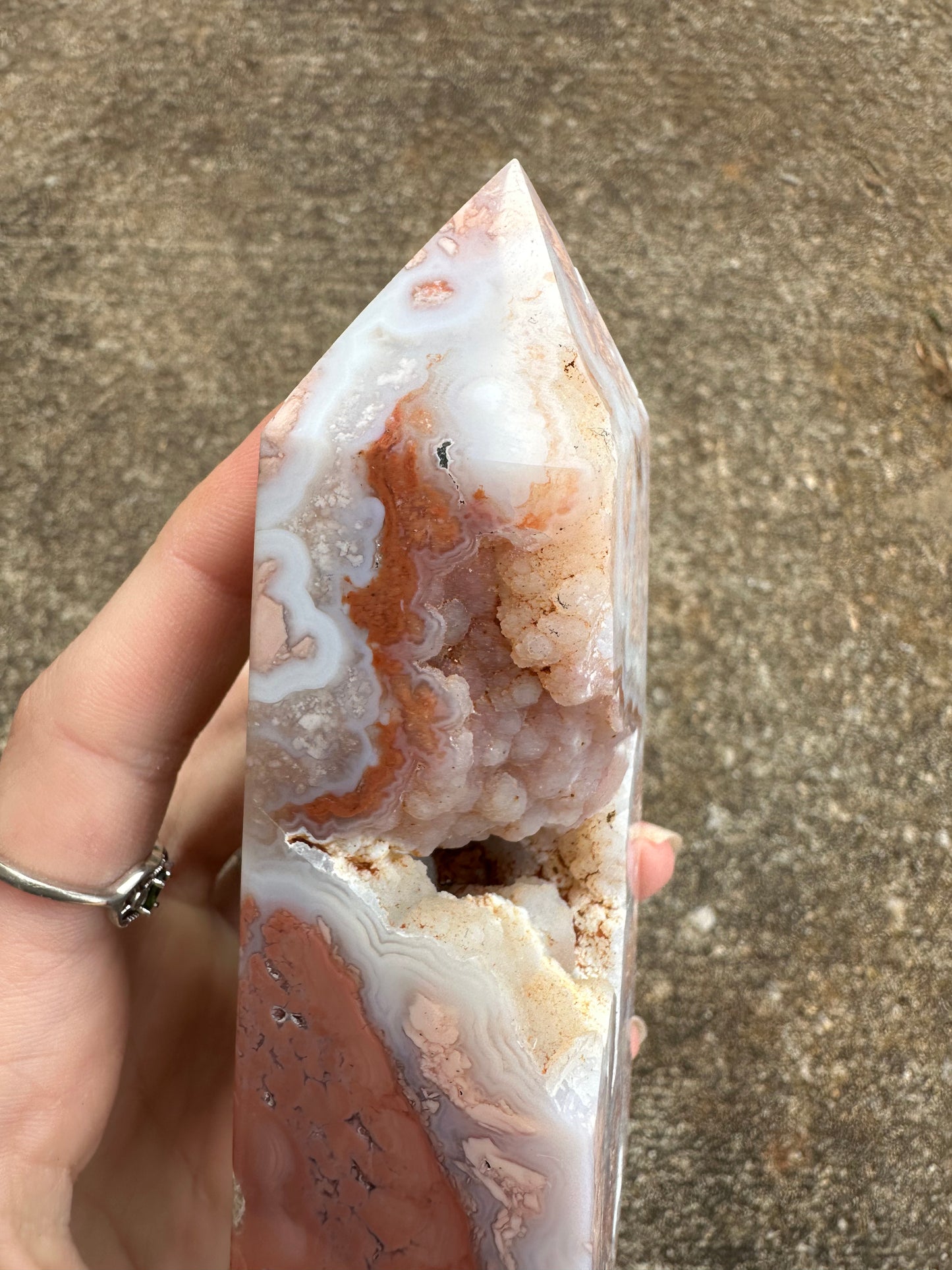 Cotton Candy Agate Tower #6