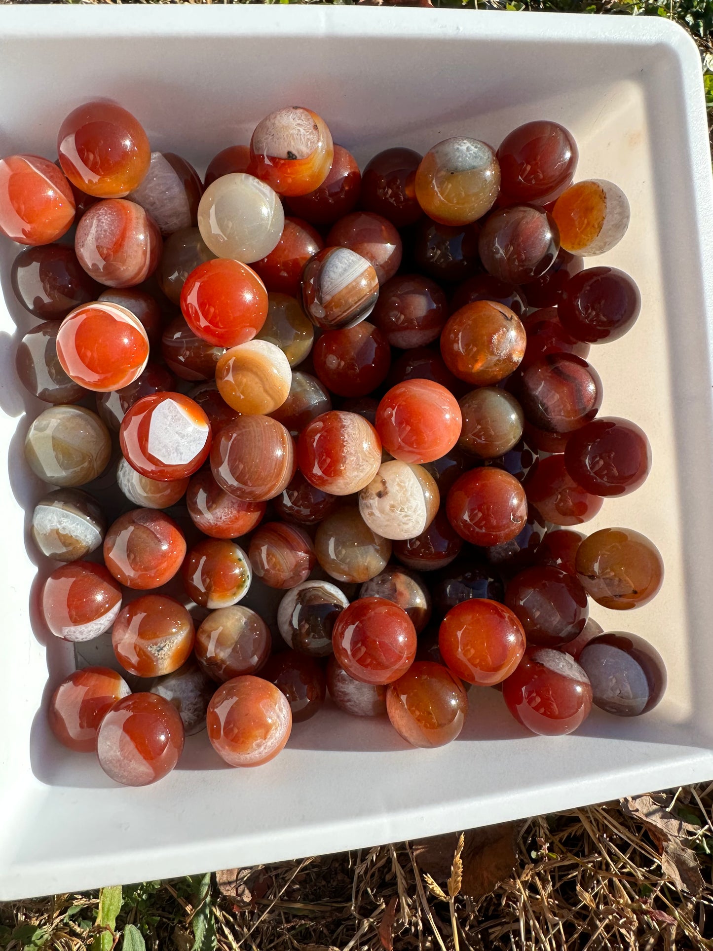 Carnelian mini sphere