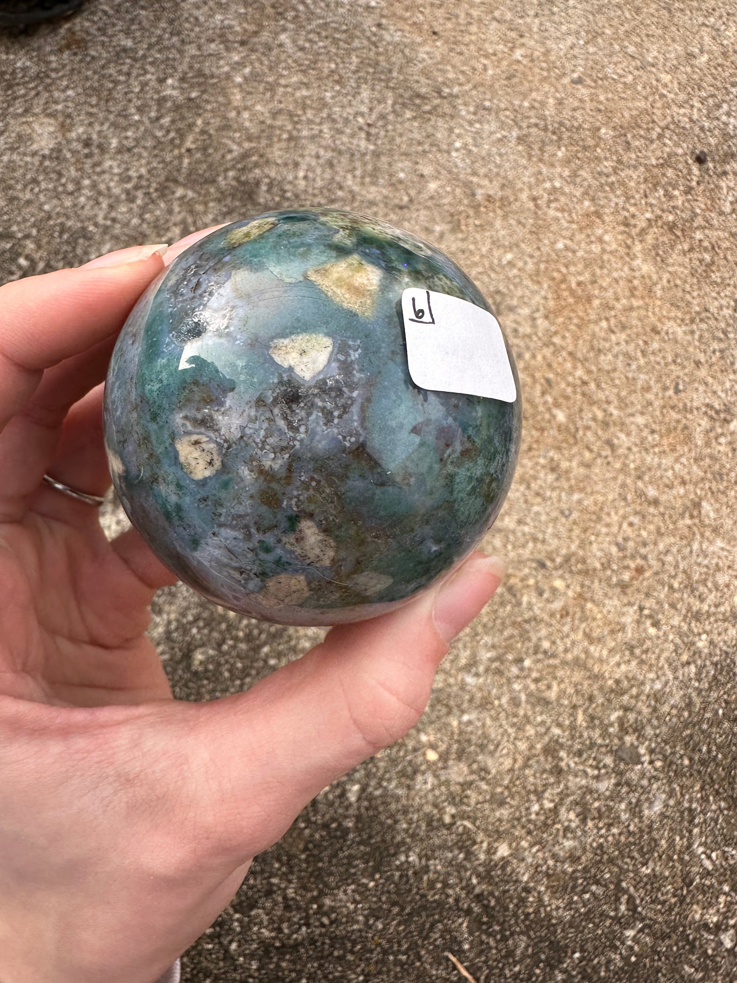 Ocean Jasper sphere #6