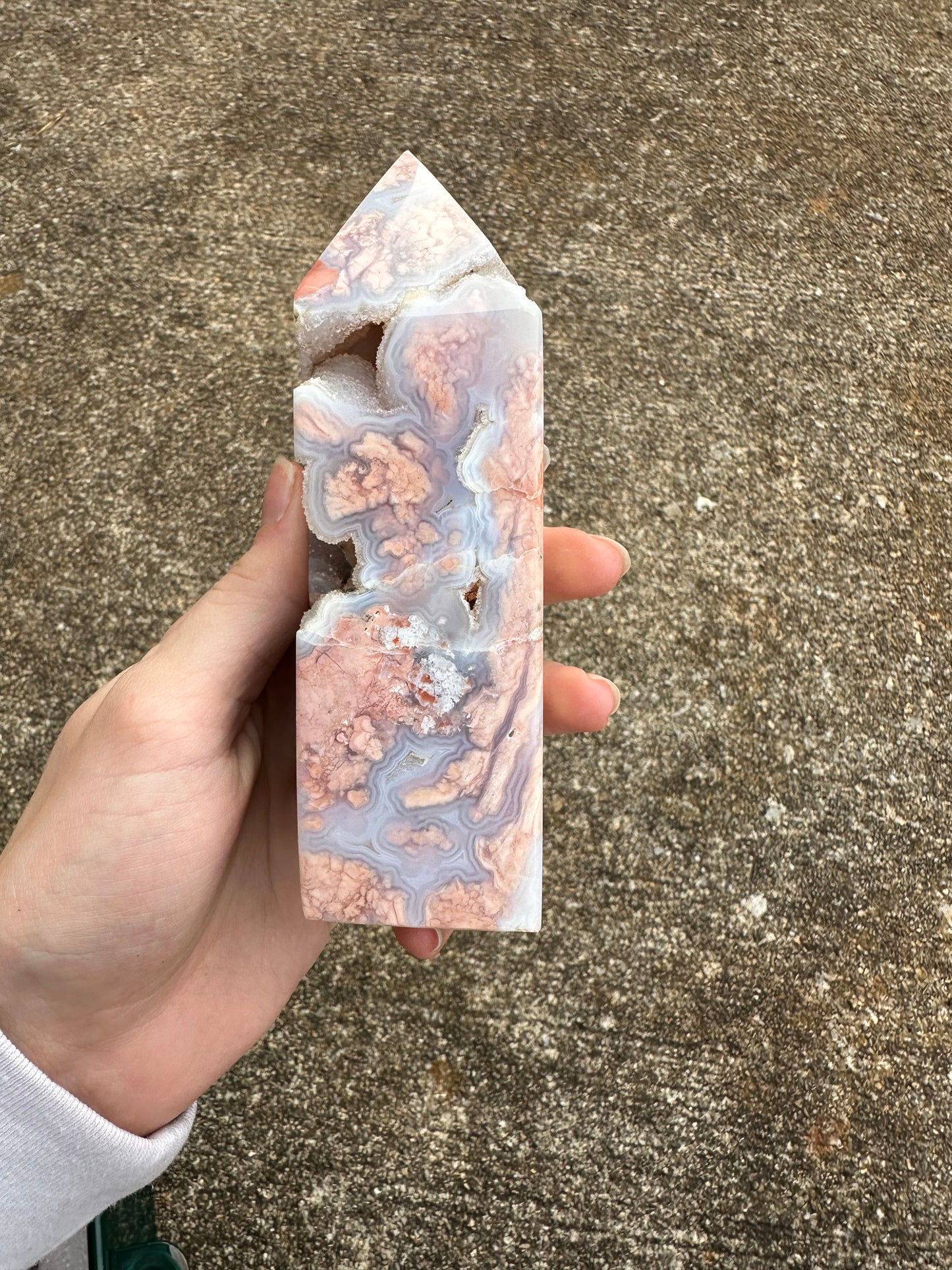 Cotton Candy Agate Tower #9