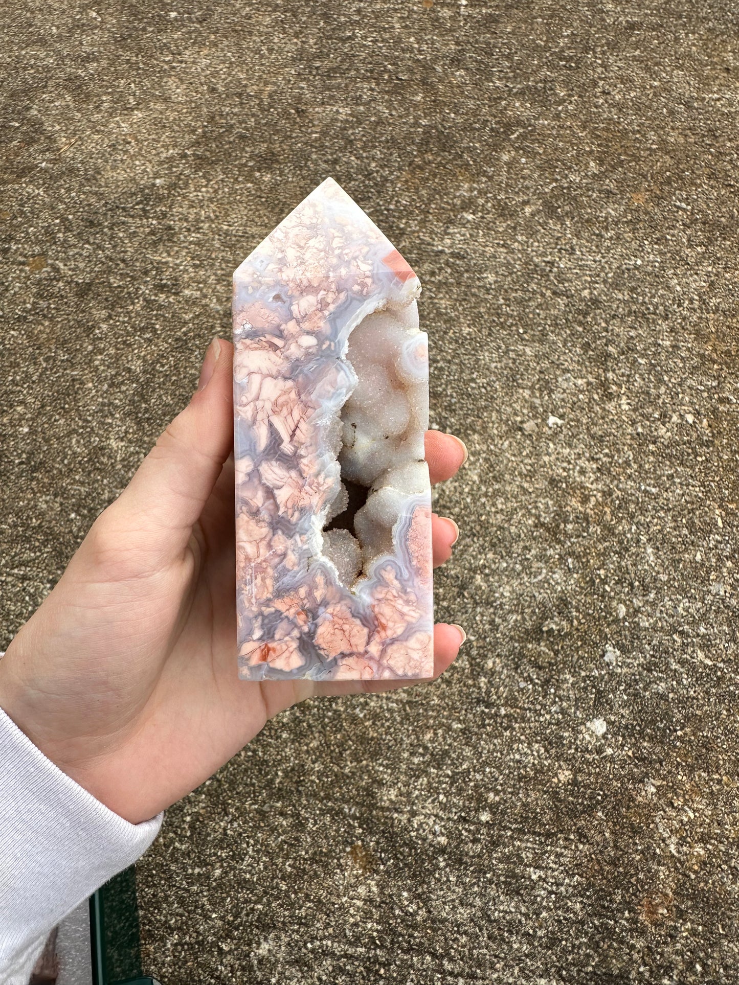 Cotton Candy Agate Tower #9