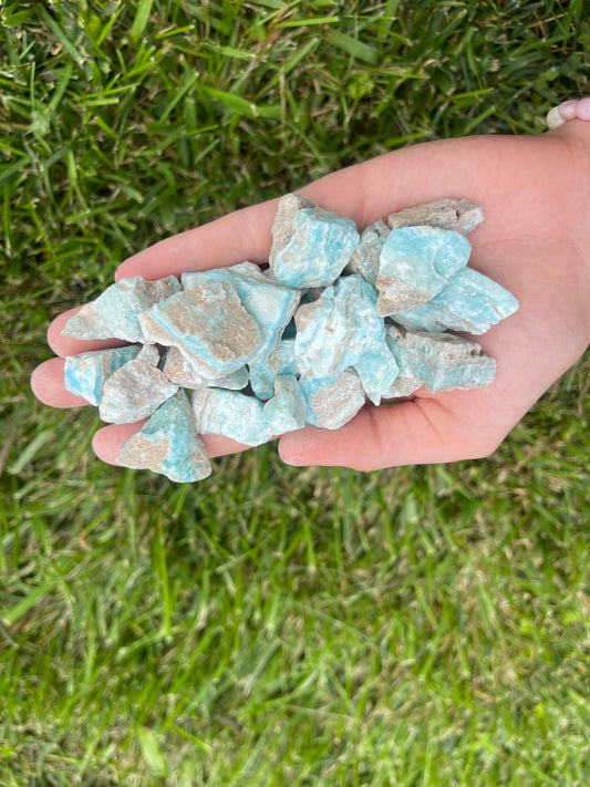 Caribbean Calcite raw chunk