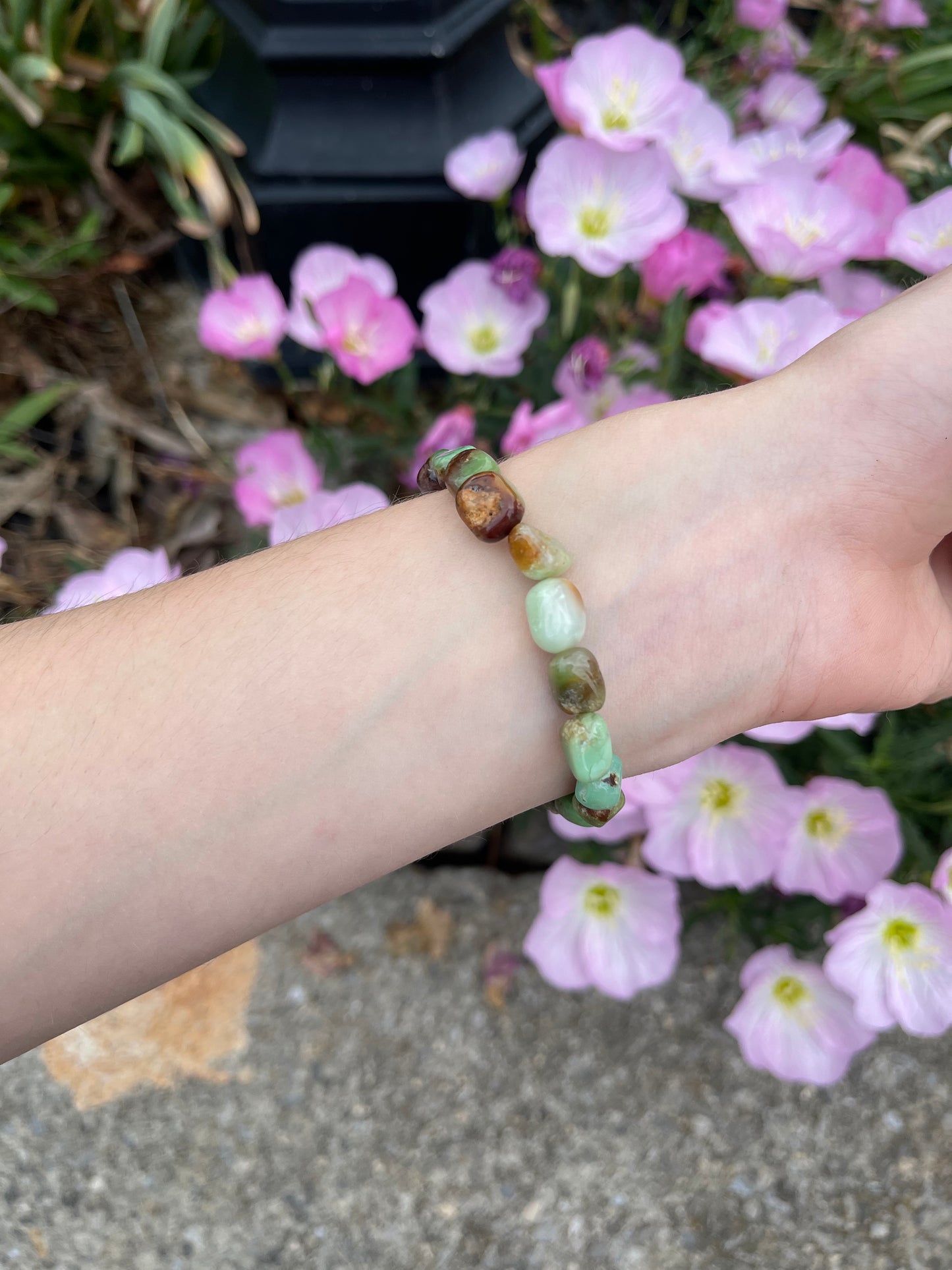 Chrysoprase stretchy bracelet